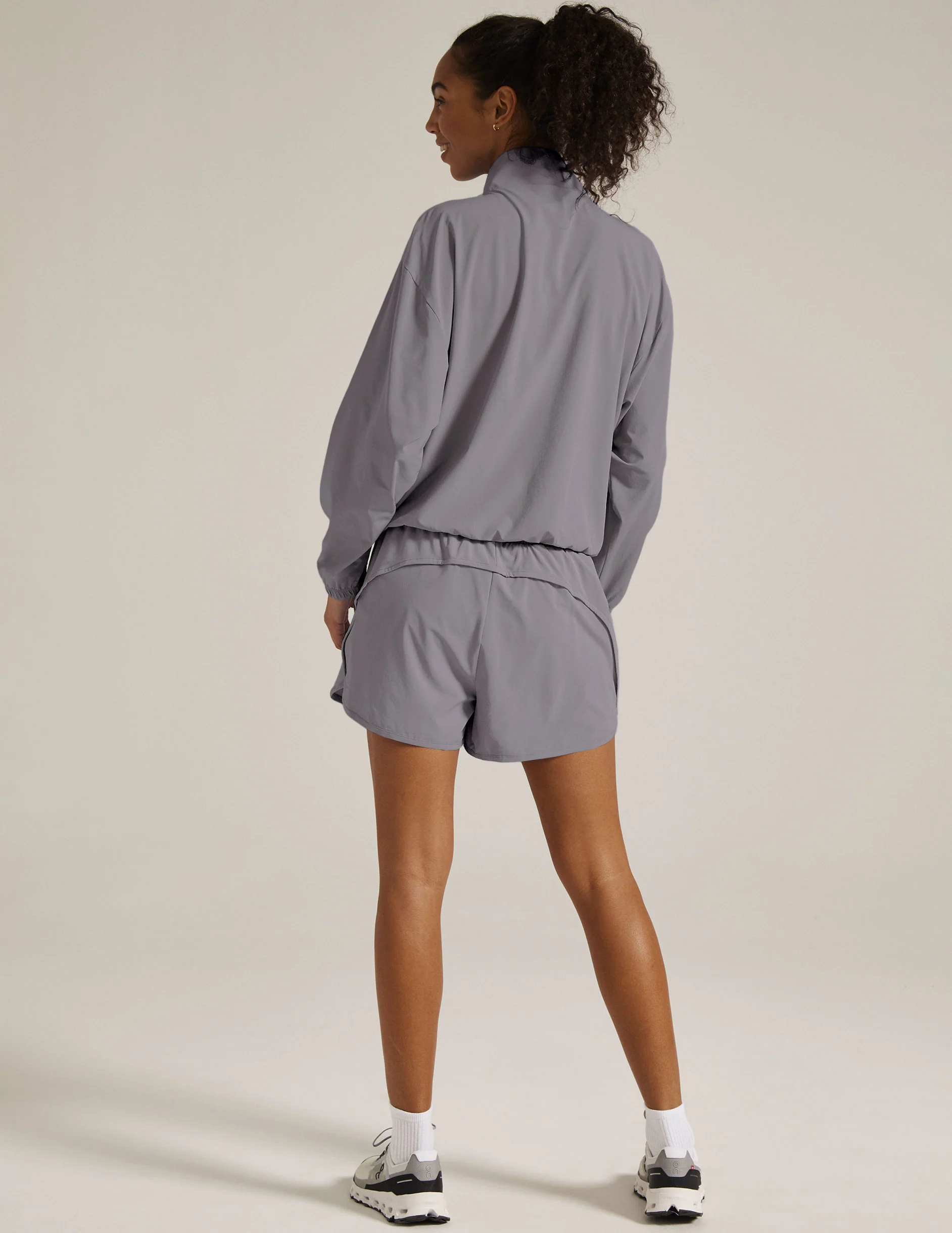 Stretch Woven In Stride Half Zip Pullover - Onhollan
