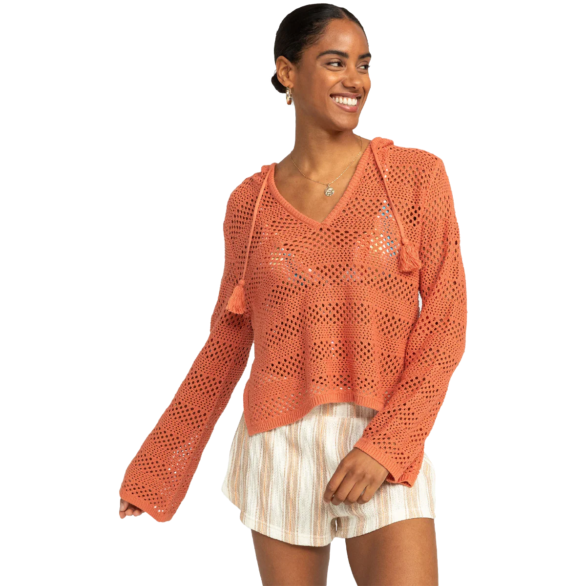 Women's After Beach Break II Hooded Poncho - Onhollan