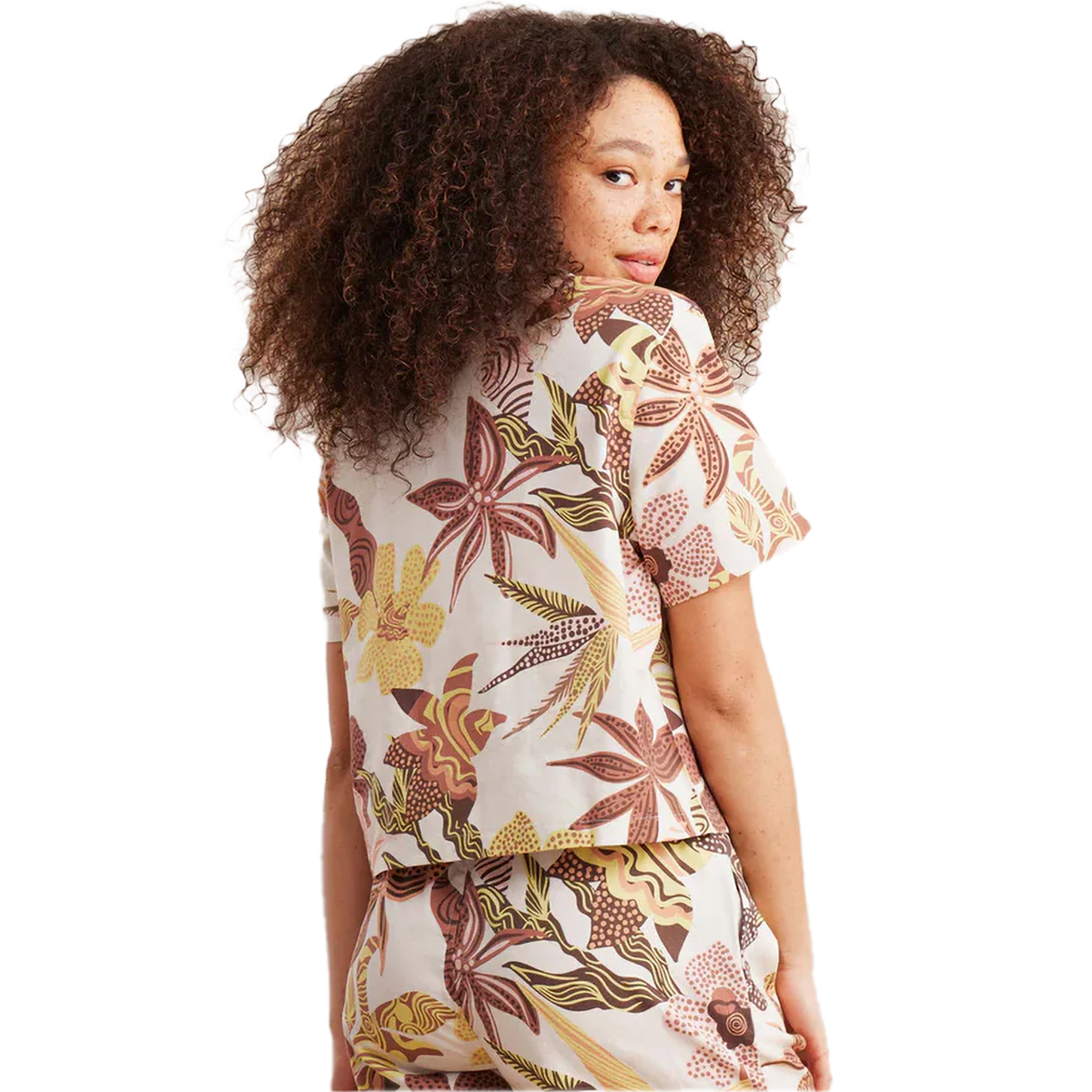 Women's Idle Camp Shirt Short Sleeve - Onhollan