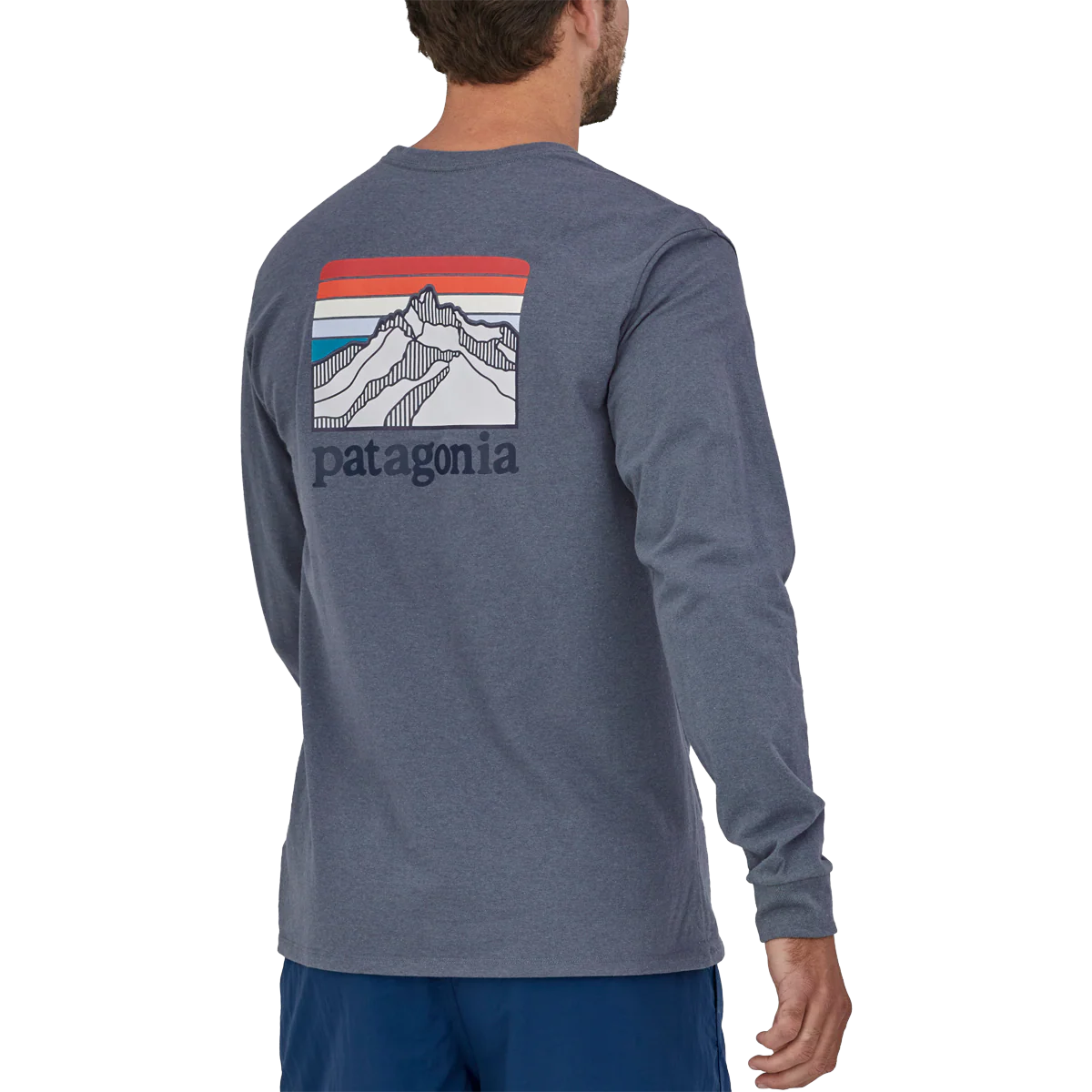 Men's Long-Sleeved Line Logo Ridge Responsibili-Tee - Onhollan