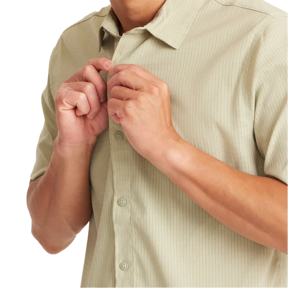 Men's Bless Up Short Sleeve Breathable Stretch Shirt - Onhollan