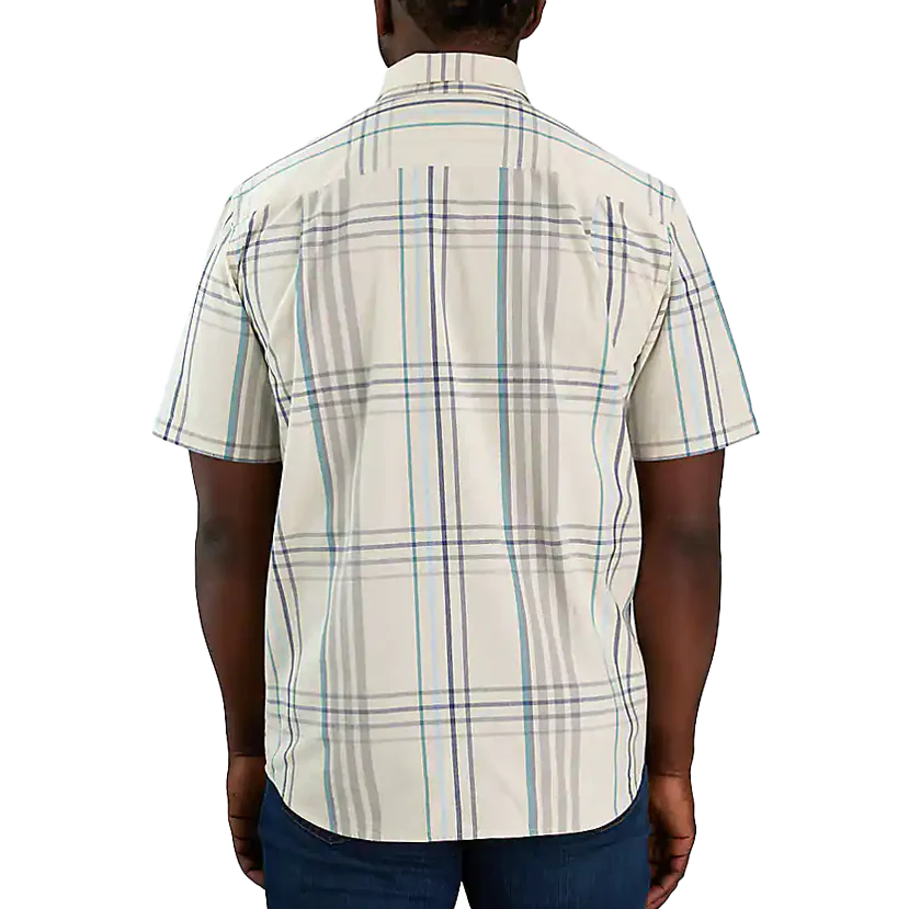 Men's Midweight Short Sleeve Plaid Shirt - Onhollan