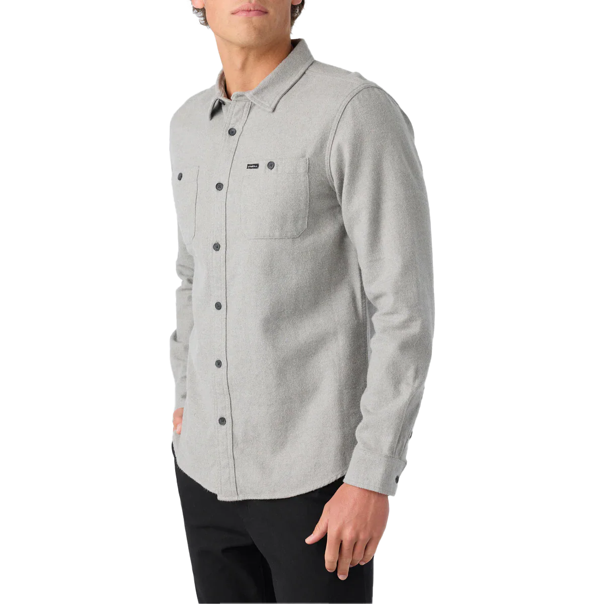 Men's Breakwater Solid Flannel - Onhollan