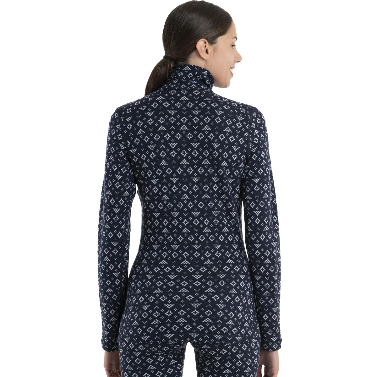 Women's Merino 260 Vertex Long Sleeve Half Zip Thermal Top First Snow - Onhollan