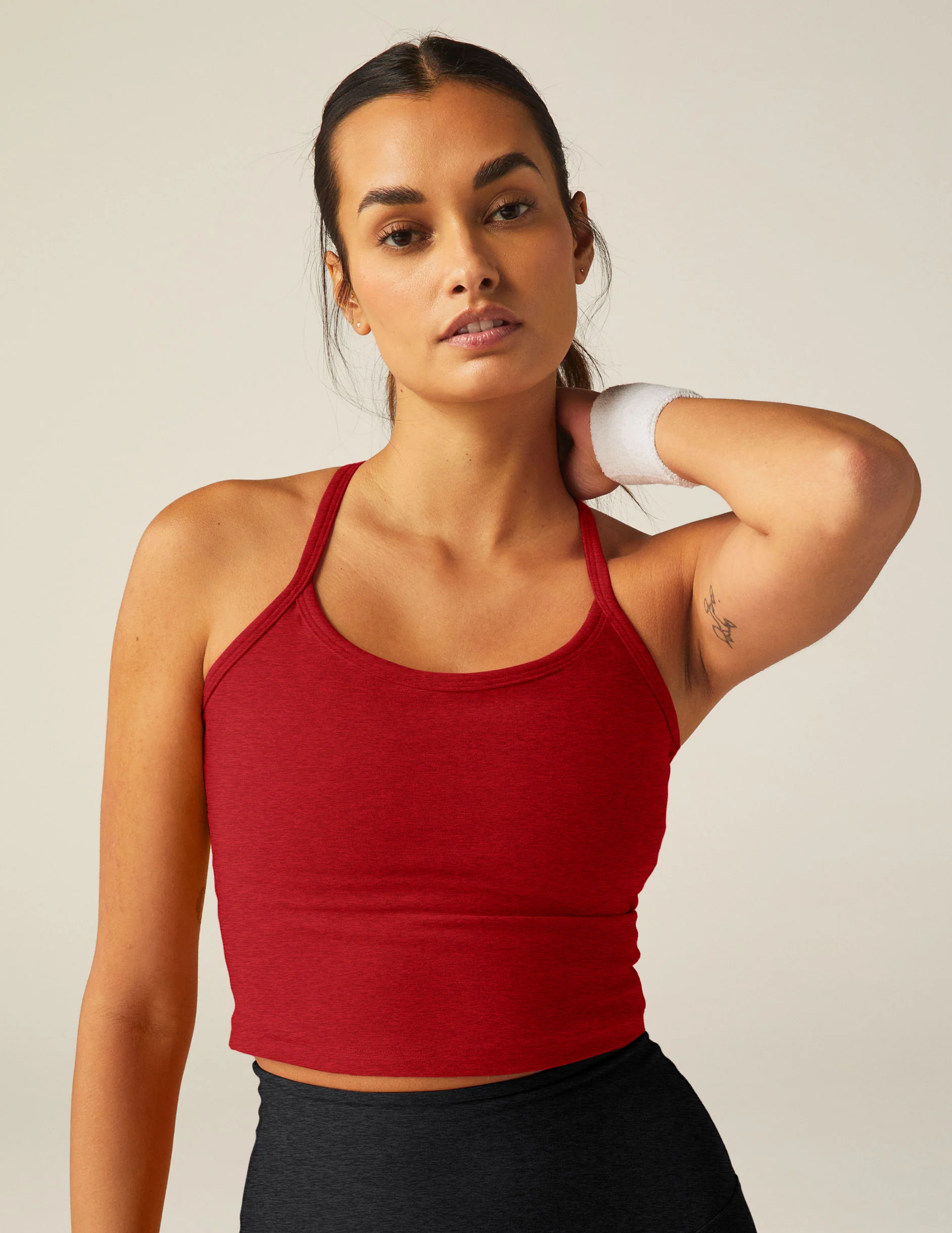 Spacedye Slim Racerback Cropped Tank - Onhollan