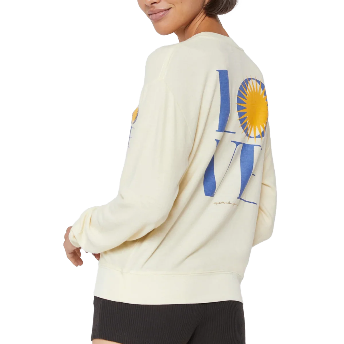 Women's Love Savasana Crew Neck - Onhollan