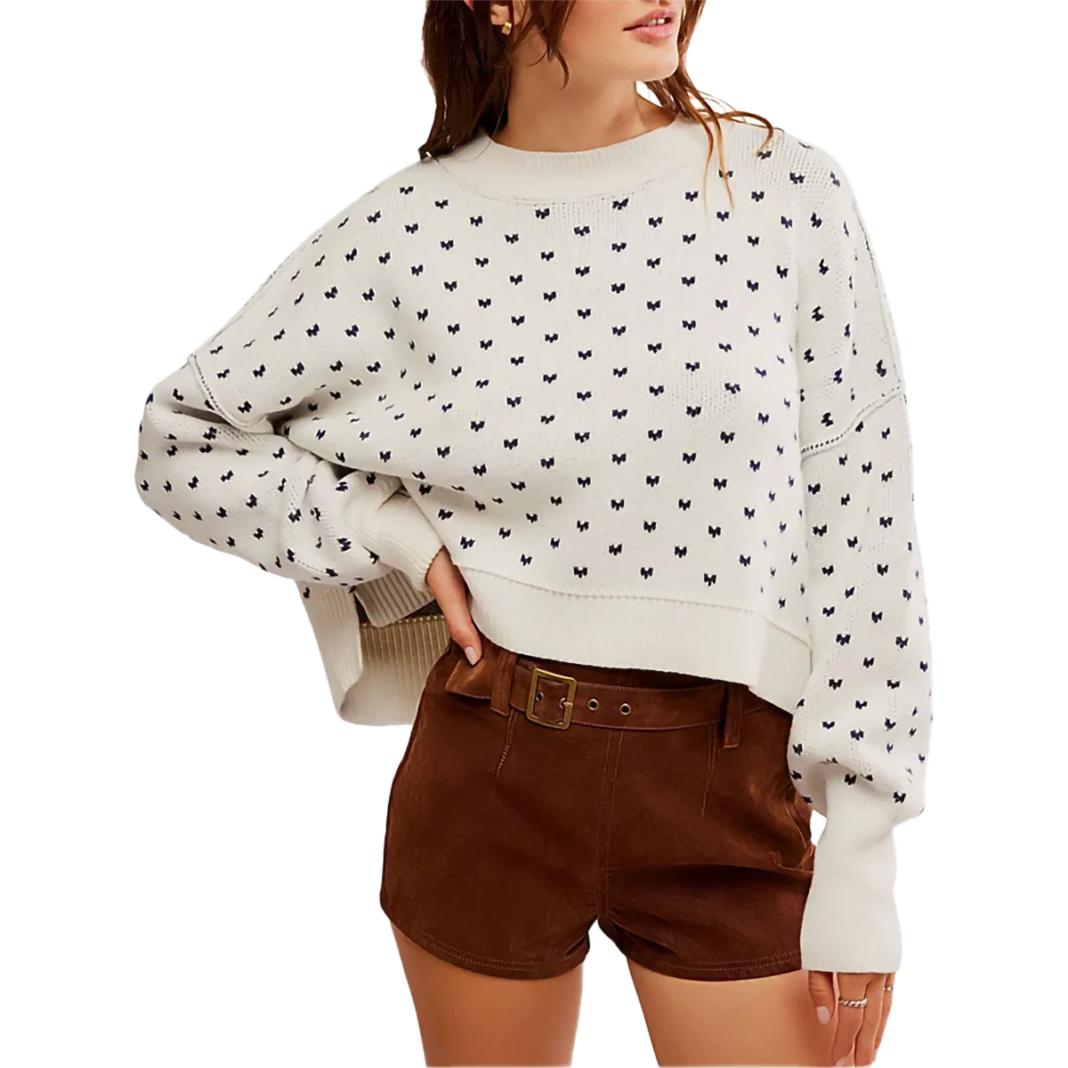 Women's Pattern Easy Street Crop - Onhollan