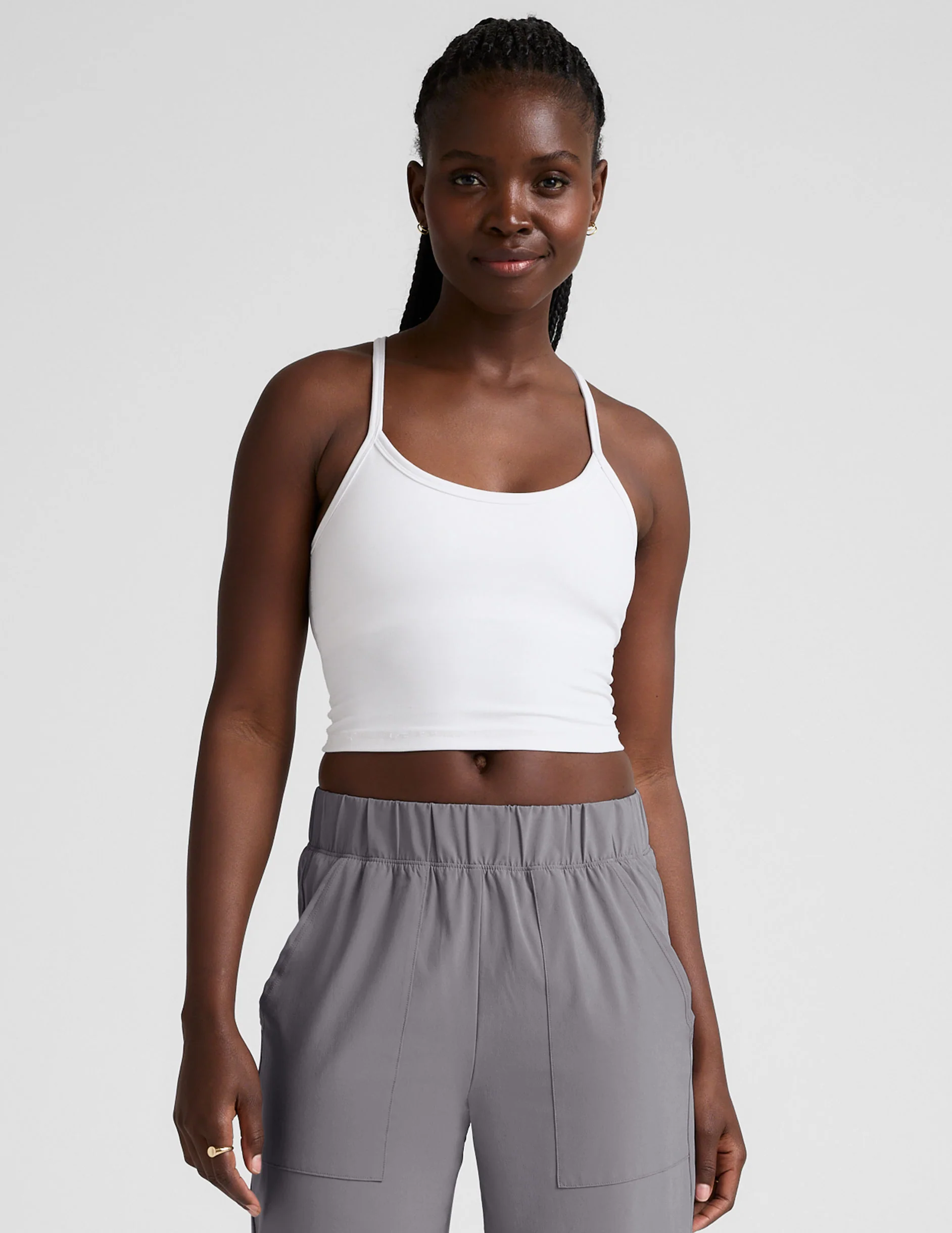 Spacedye Slim Racerback Cropped Tank - Onhollan