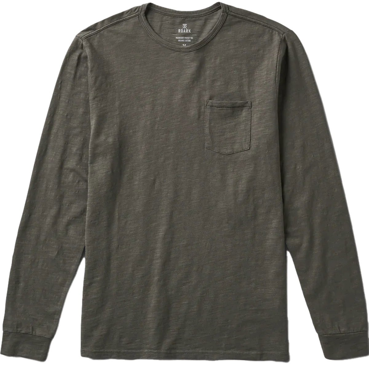 Men's Well Worn Midweight Organic Long Sleeve Tee - Onhollan