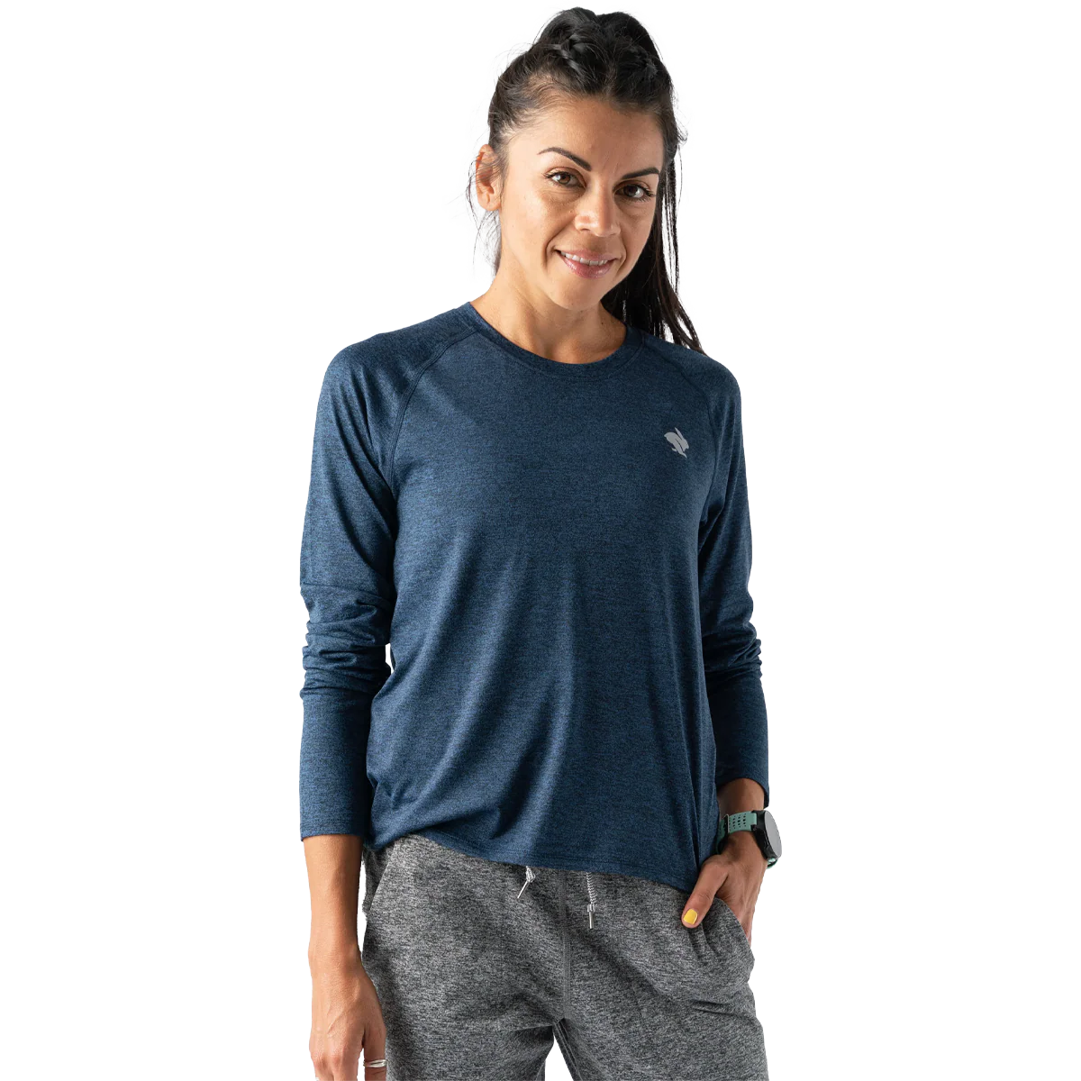 Women's EZ Tee Long Sleeve Cropped - Onhollan