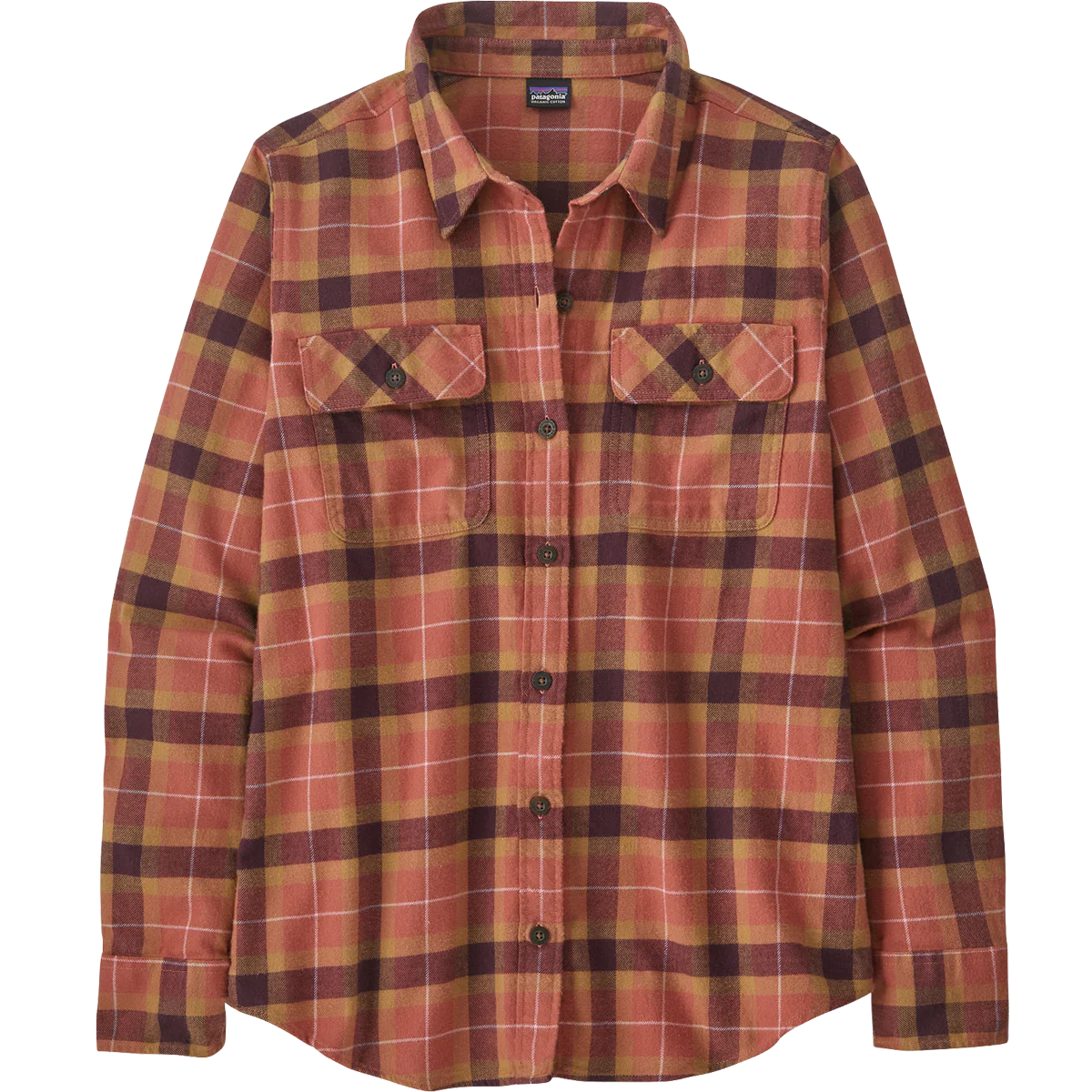 Women's Long Sleeve Midweight Fjord Flannel Shirt - Onhollan
