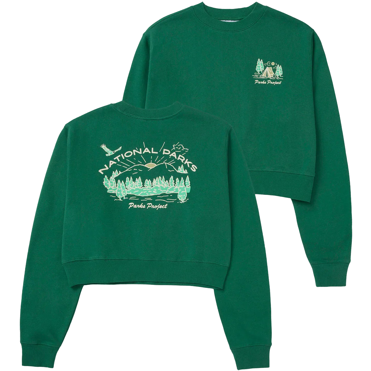 Women's National Parks Sunrise Cropped Crew - Onhollan