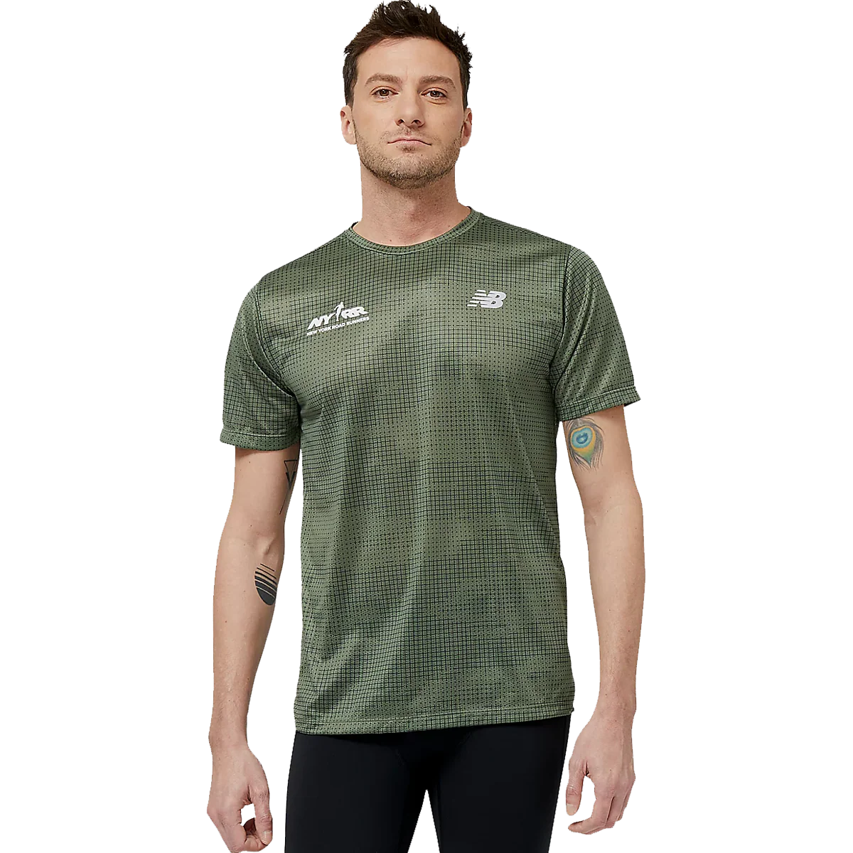 Men's Run For Life Printed Impact Run Short Sleeve - Onhollan