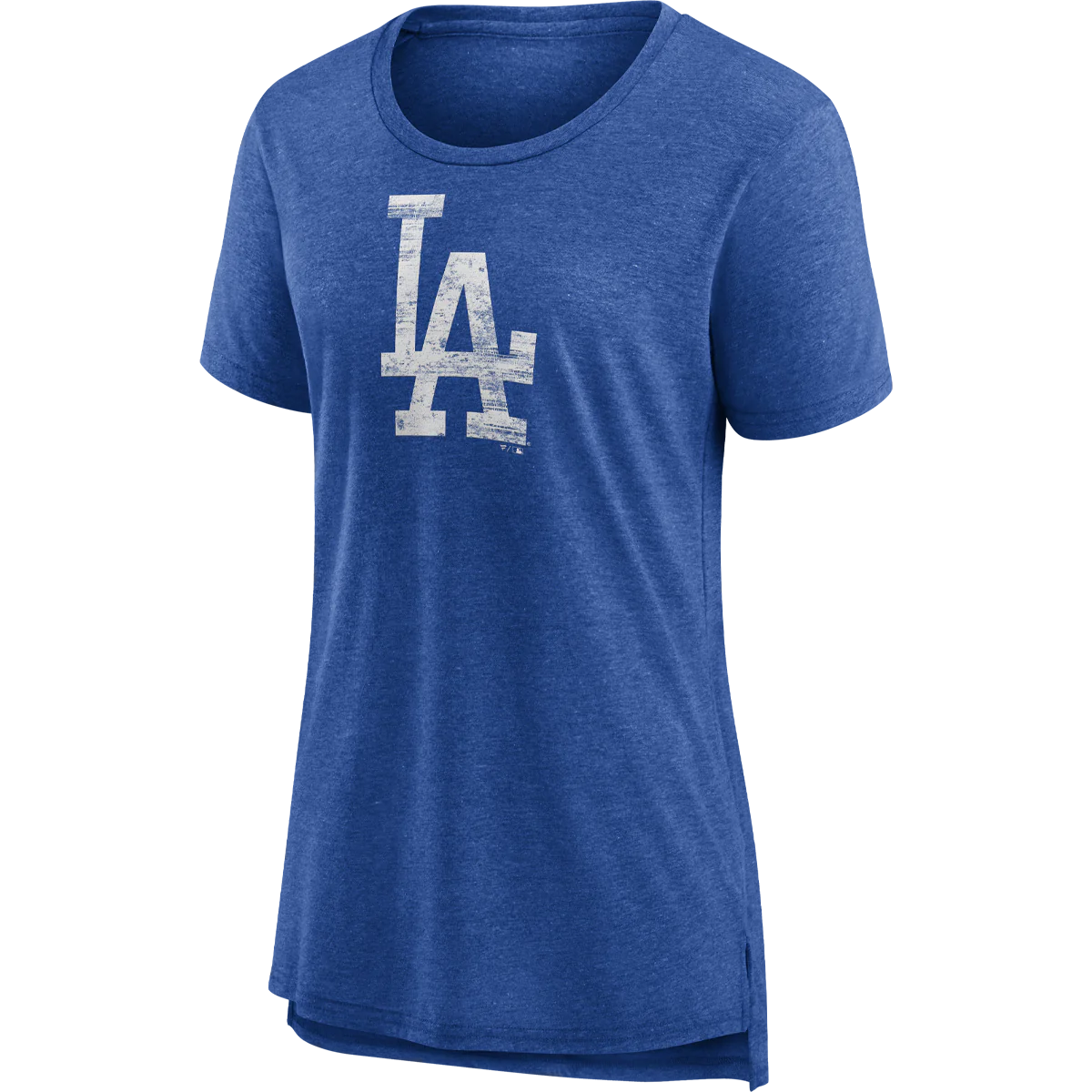 Women's Dodgers Triblend Logo Short Sleeve - Onhollan