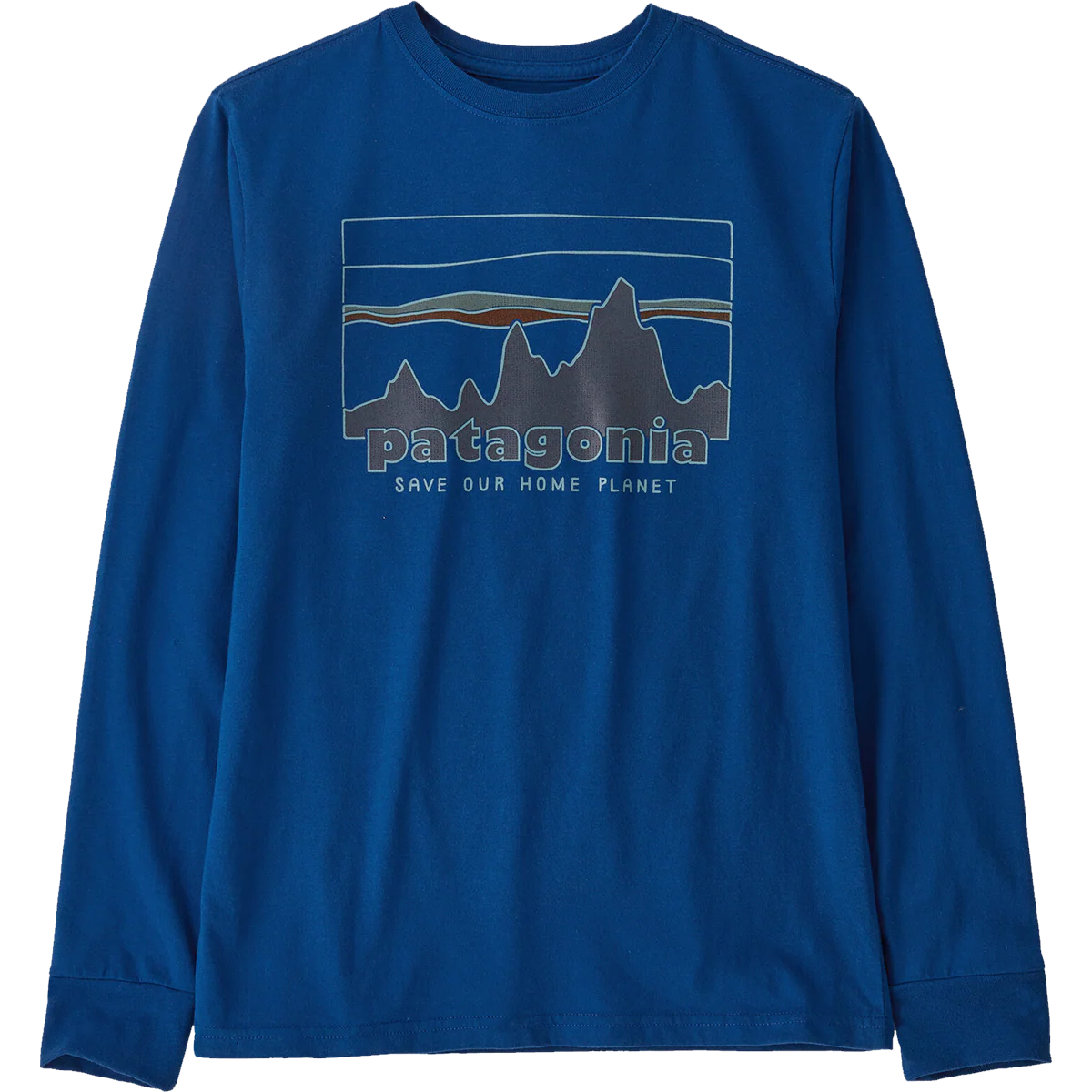 Youth Long-Sleeved Regenerative Organic Cotton Graphic T-Shirt - Onhollan