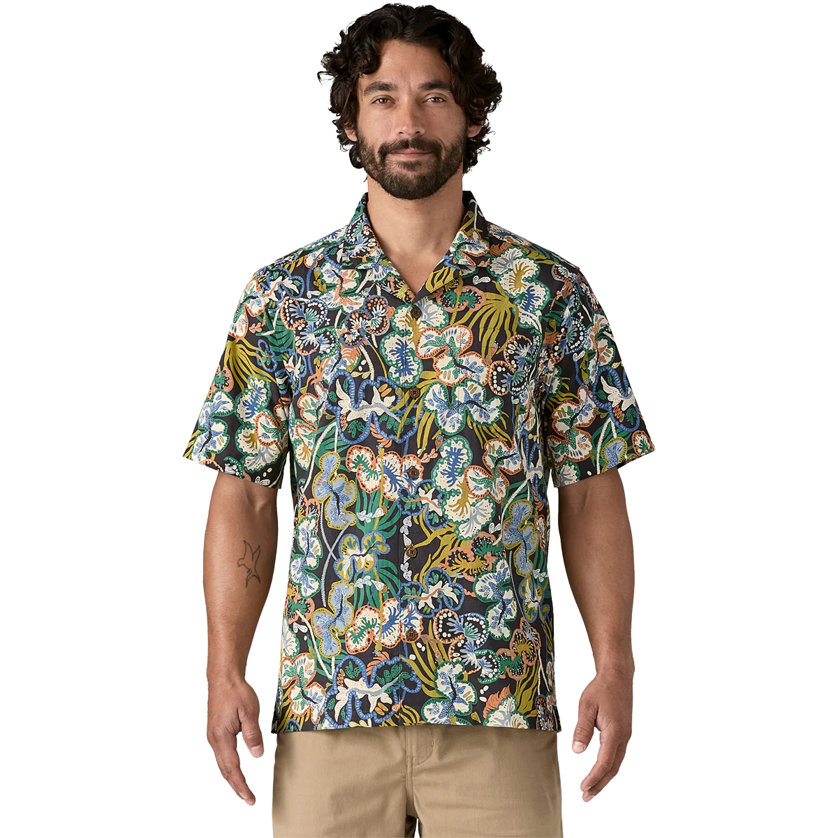 Men's Tidal Threads Camp Shirt - Onhollan