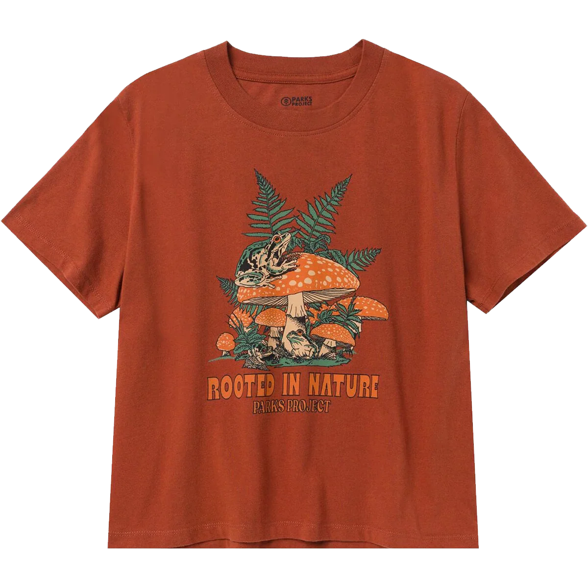 Women's Rooted in Nature Ferns Boxy Tee - Onhollan