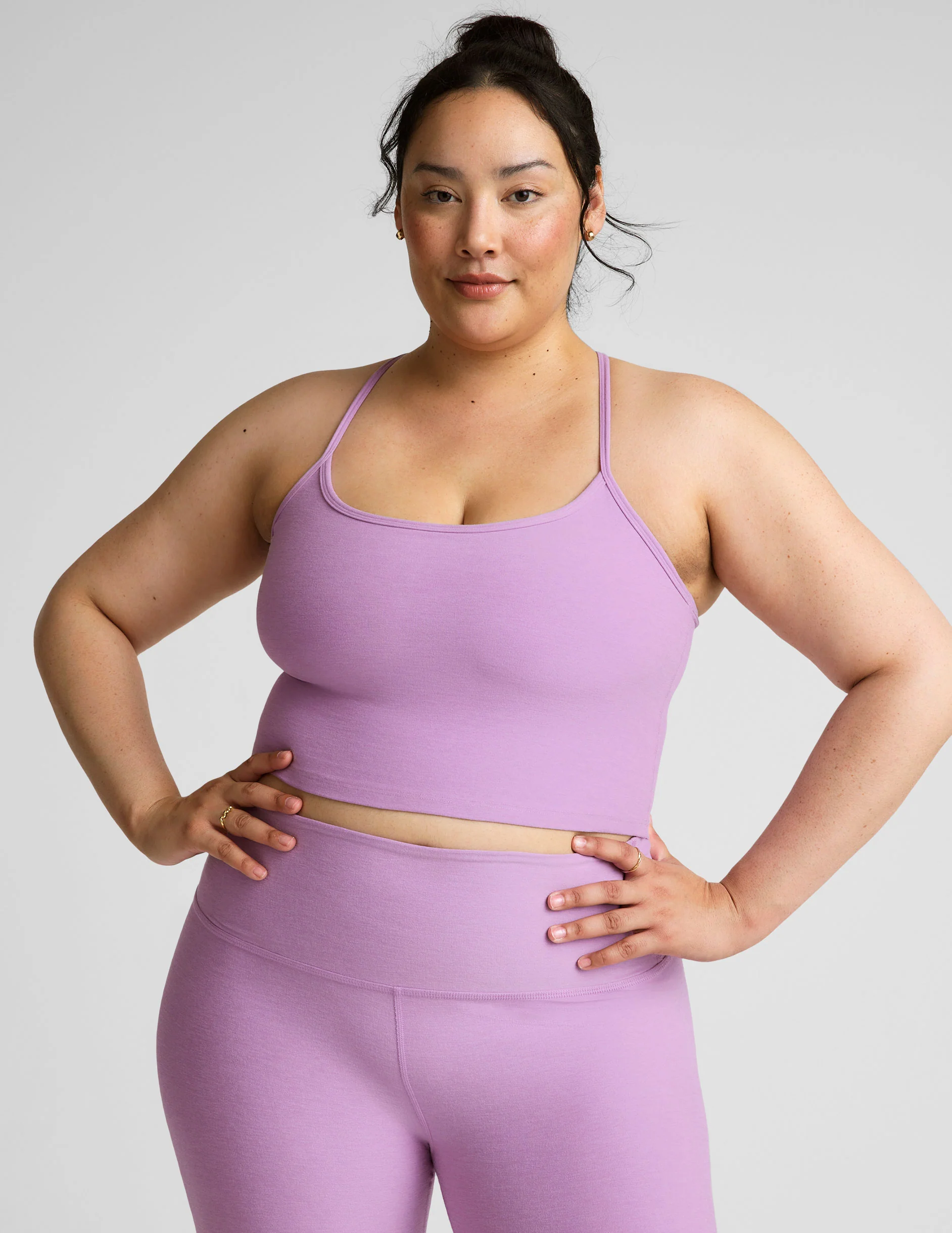 Spacedye Slim Racerback Cropped Tank - Onhollan