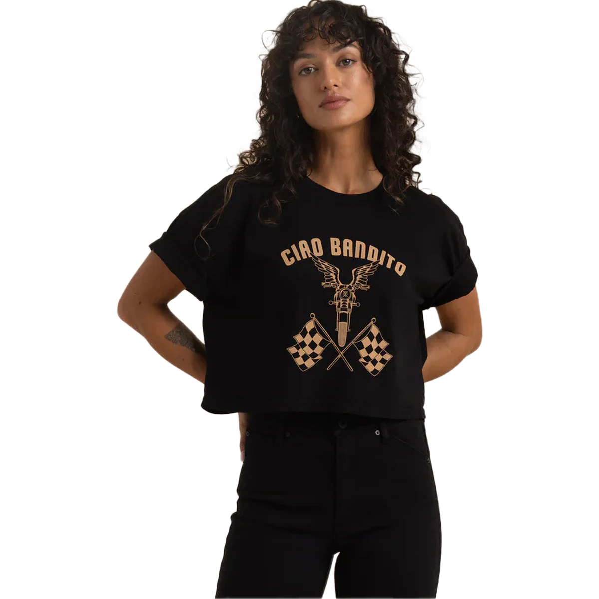 Women's Ciao Cropped Boxy Tee - Onhollan