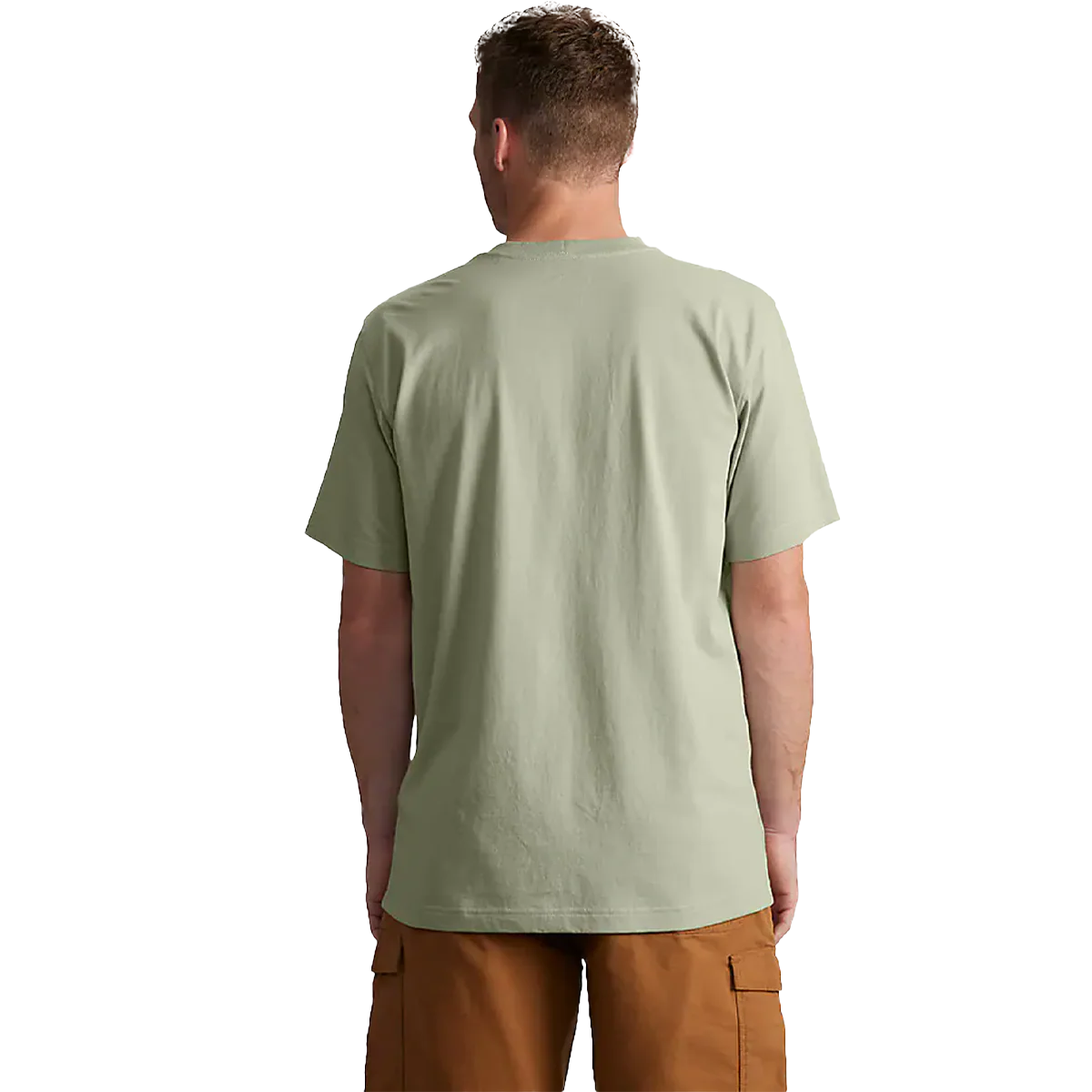 Men's Leightweight Short Sleeve Script Patch T-Shirt - Onhollan