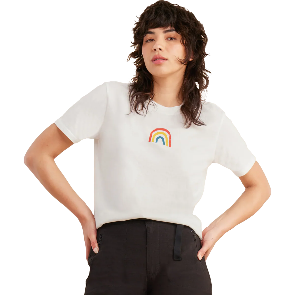 Women's Rainbow Short Sleeve Tee - Onhollan