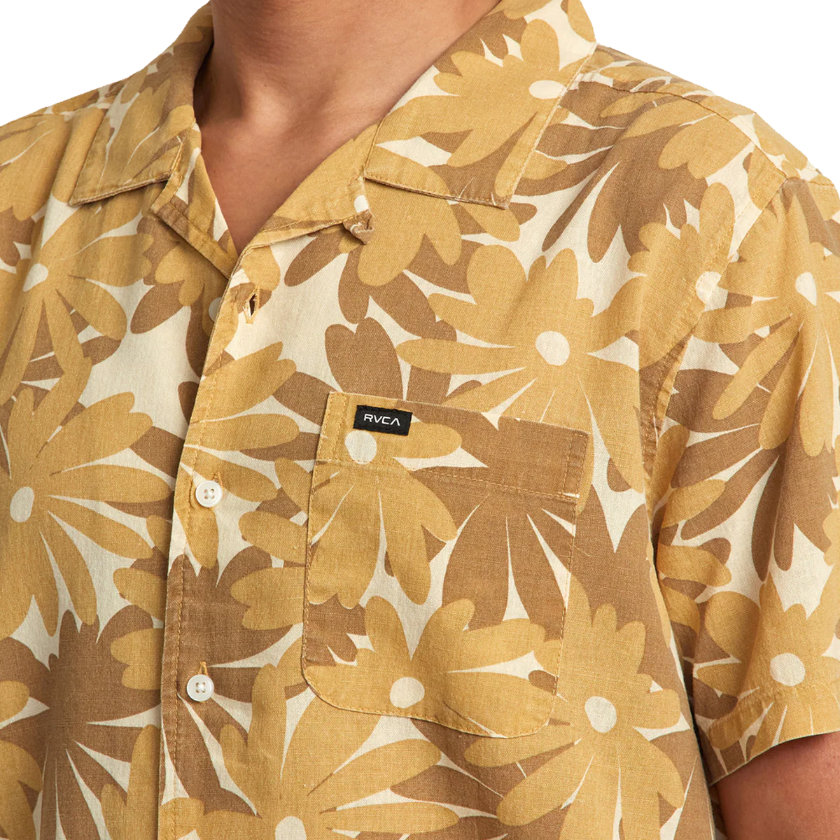 Men's Pop Floral Short Sleeve Shirt - Onhollan