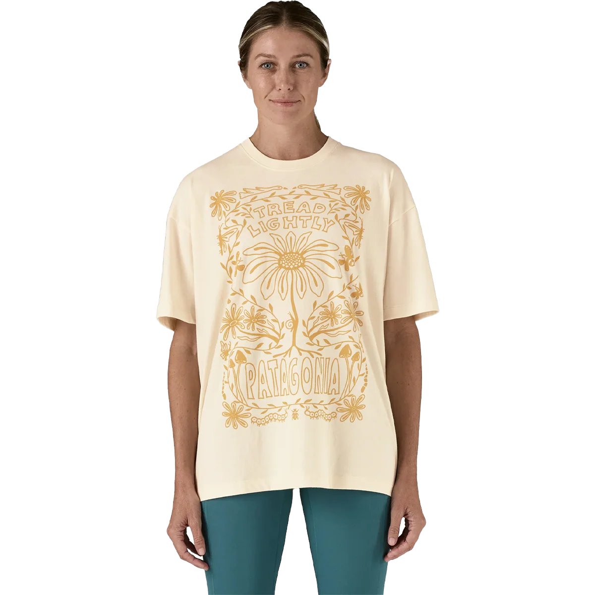 Women's Tread Lightly Oversized Organic T-Shirt - Onhollan