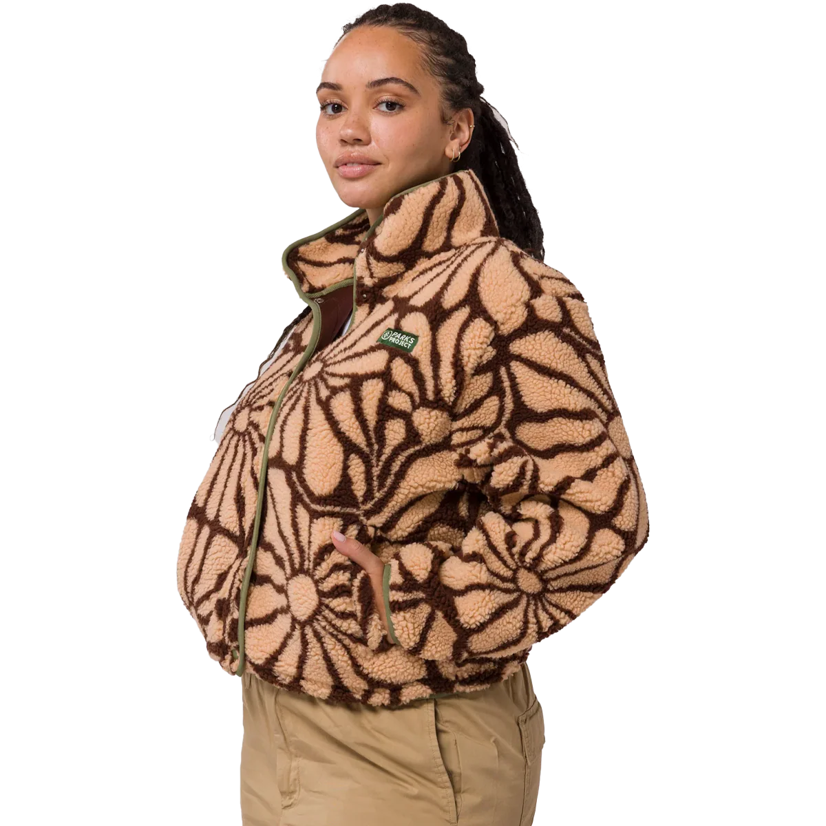 Women's Desert Wildflowers Fleece Jacket - Onhollan