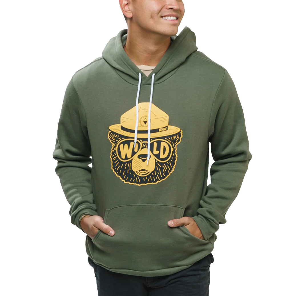 Unisex Wild Bear Pullover Hoodie - Onhollan