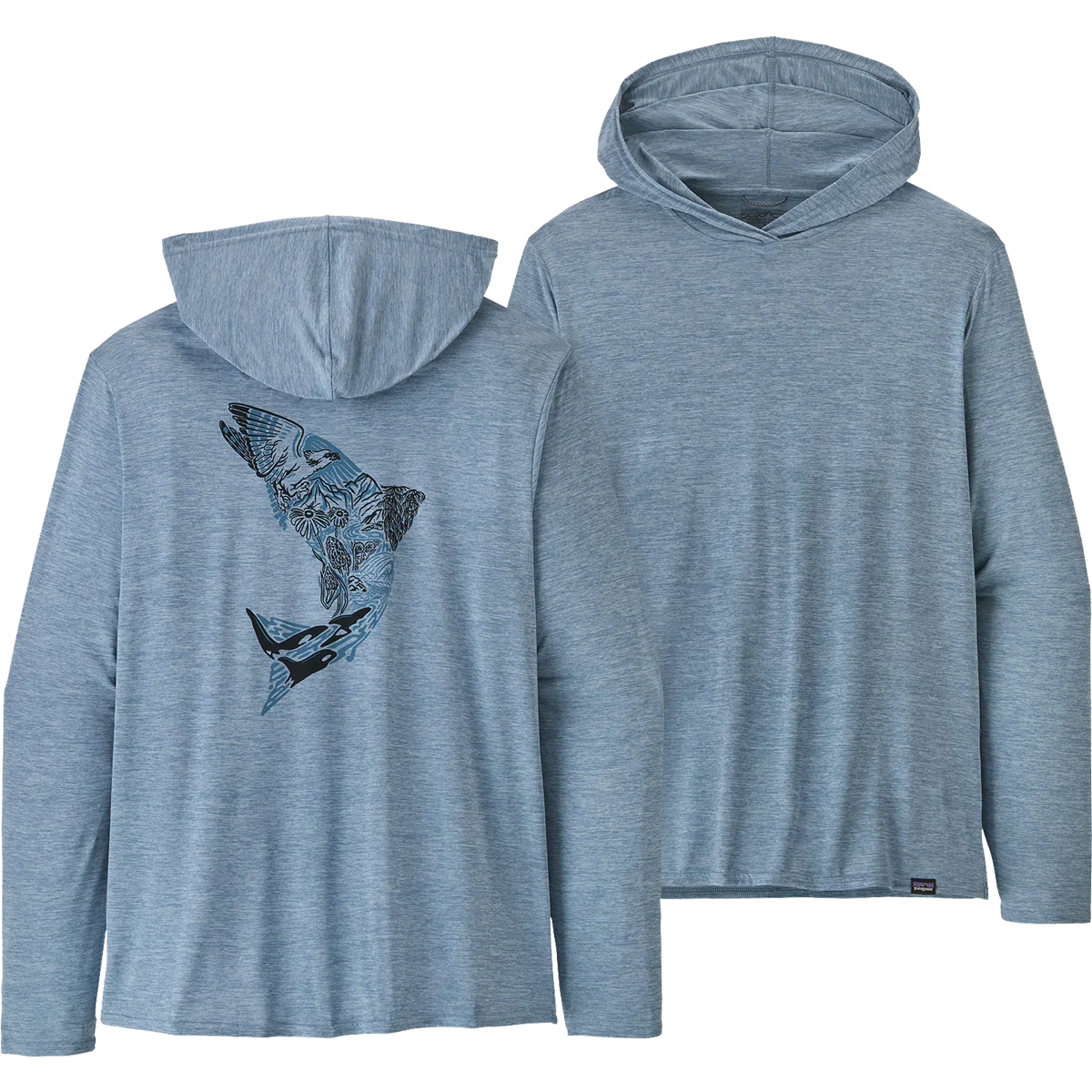 Men's Capilene Cool Daily Graphic Relaxed Fit Hoody - Onhollan