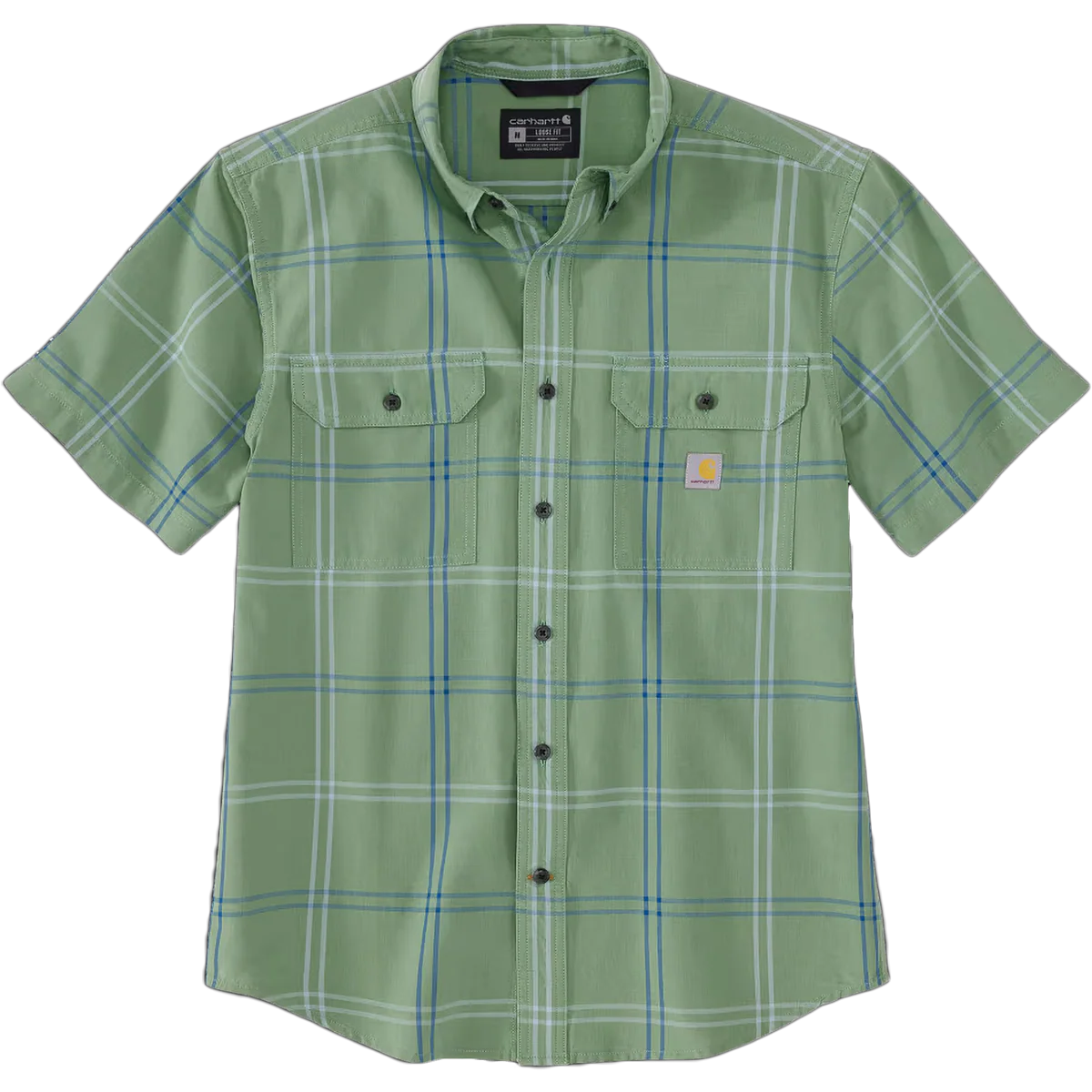 Men's Midweight Short Sleeve Plaid Shirt - Onhollan