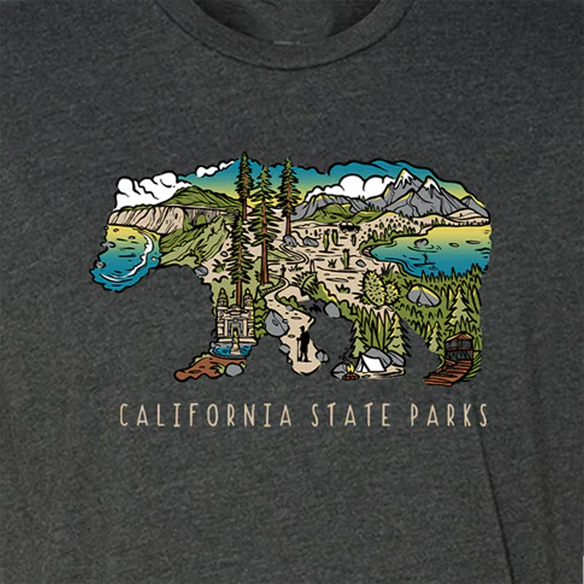 Men's California State Parks Bear - Onhollan