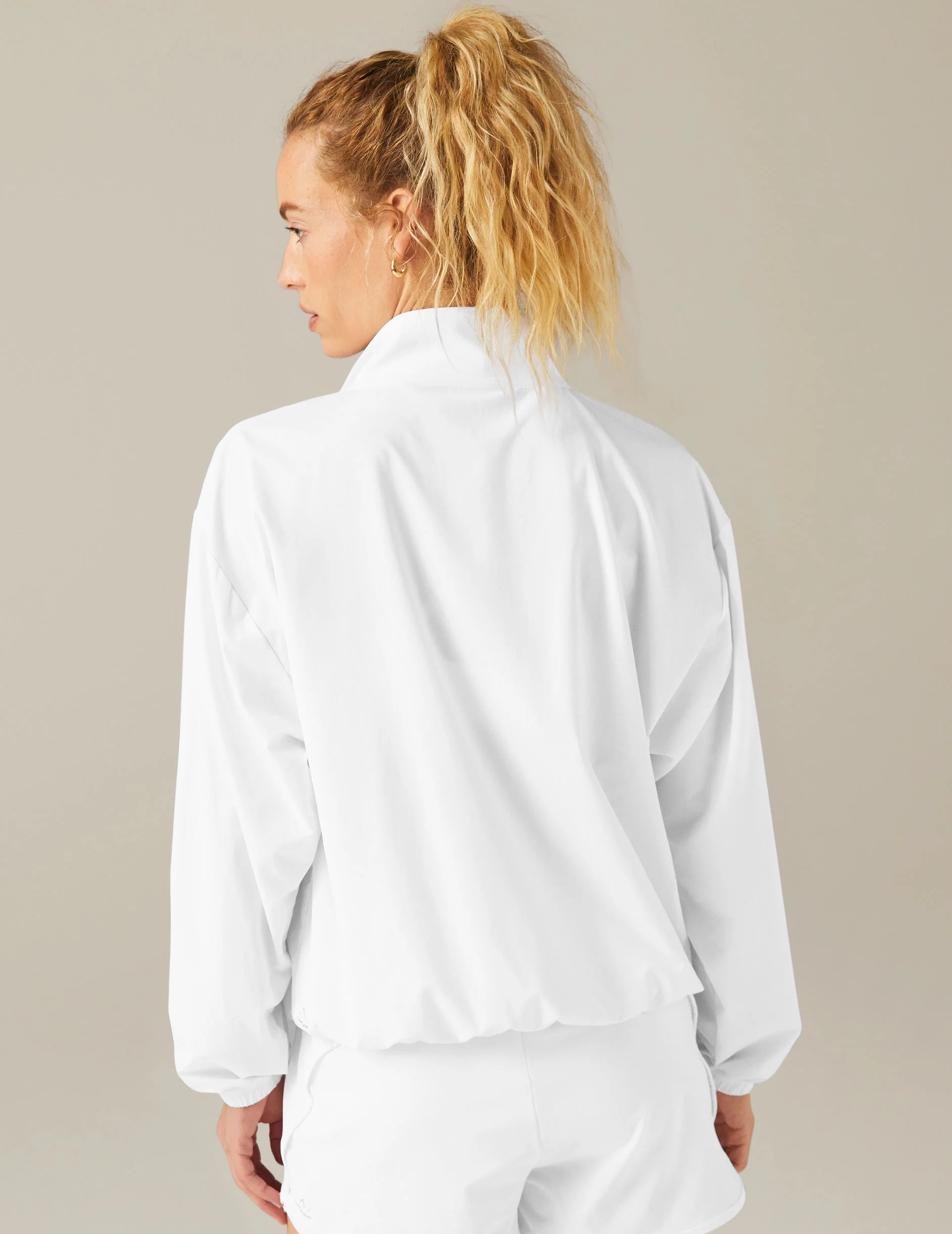 Stretch Woven In Stride Half Zip Pullover - Onhollan