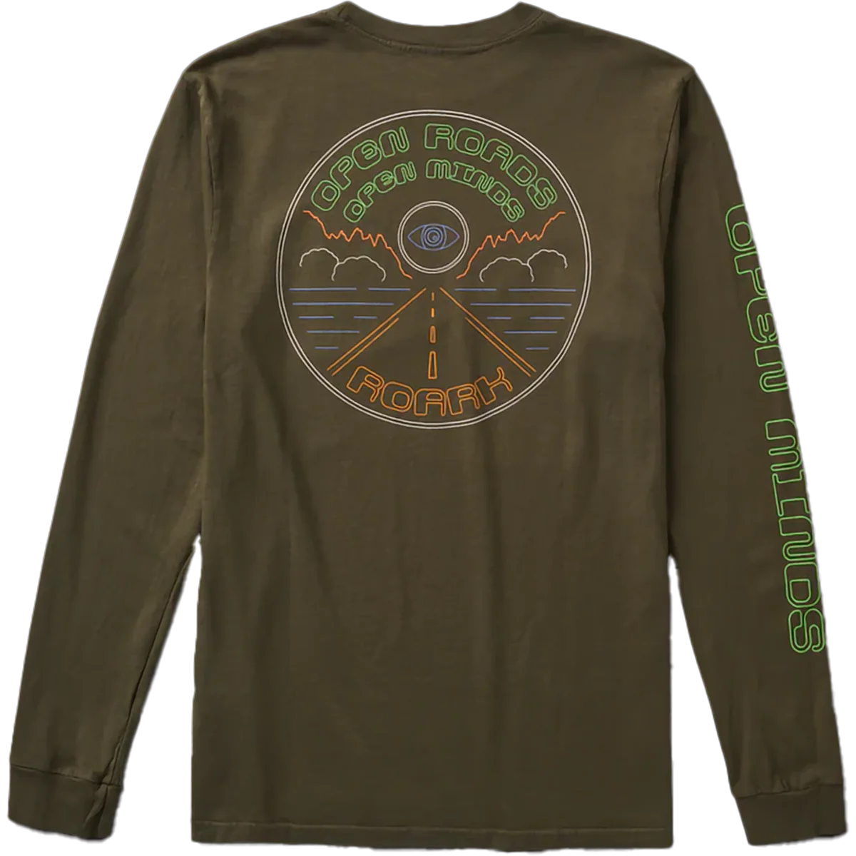 Men's Open Roads Long Sleeve Premium Tee - Onhollan