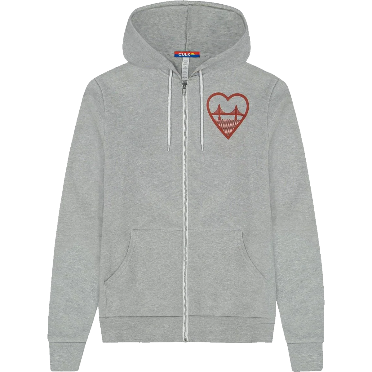 I Heart SF Zip Hoodie - Onhollan