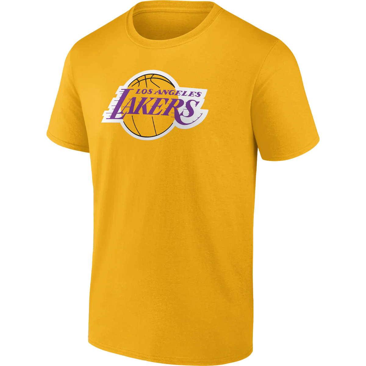Men's Lakers Cotton Primary Logo Short Sleeve - Onhollan