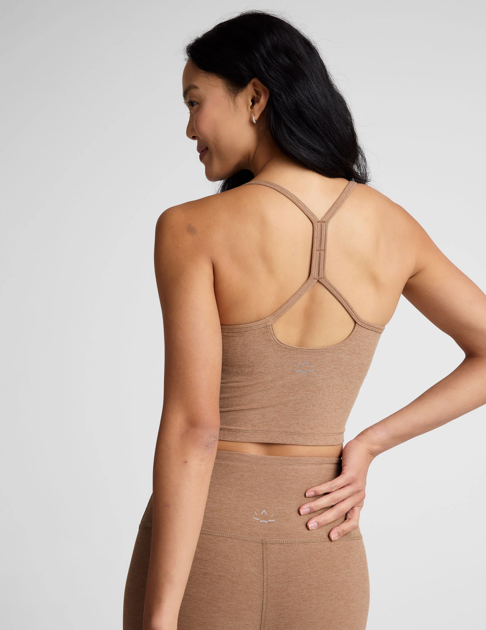 Spacedye Slim Racerback Cropped Tank - Onhollan