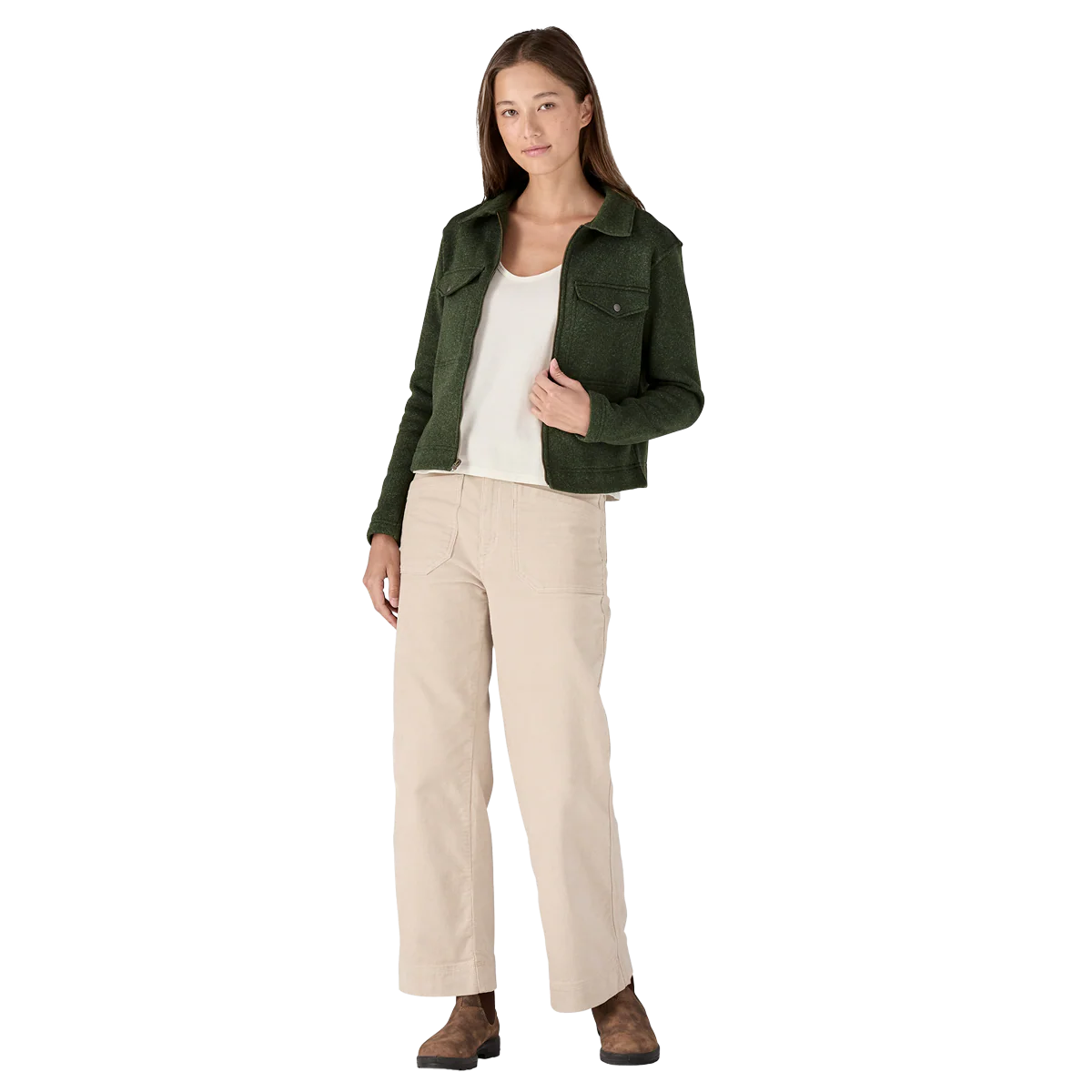 Women's Better Sweater Zip Chore Jacket - Onhollan