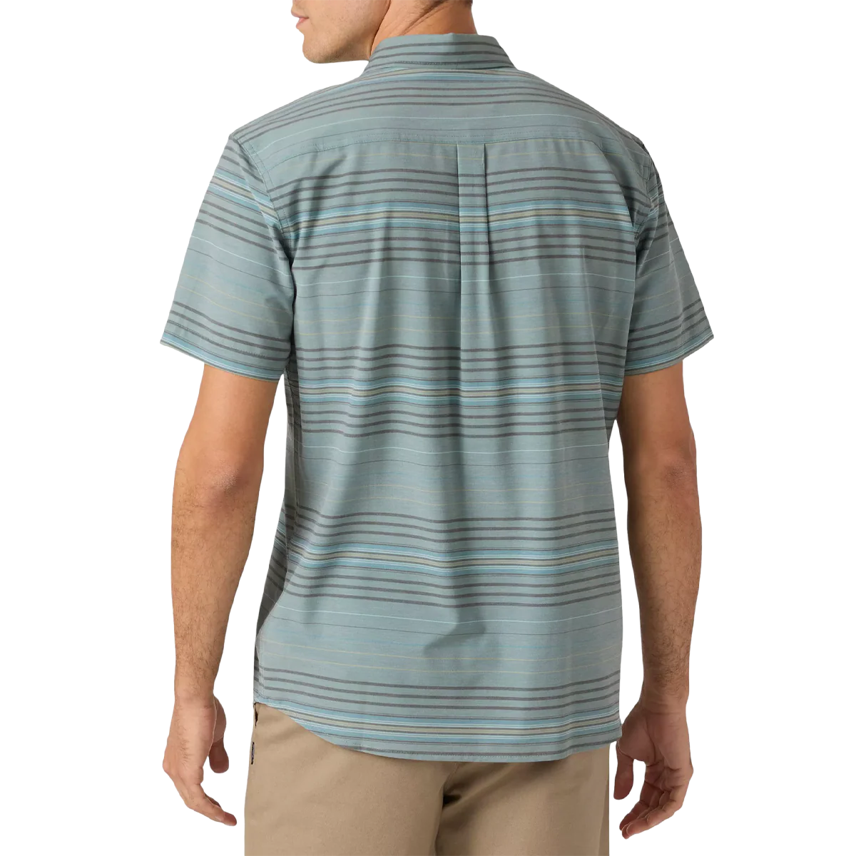 Men's Traverse Stripe Short Sleeve Shirt - Onhollan