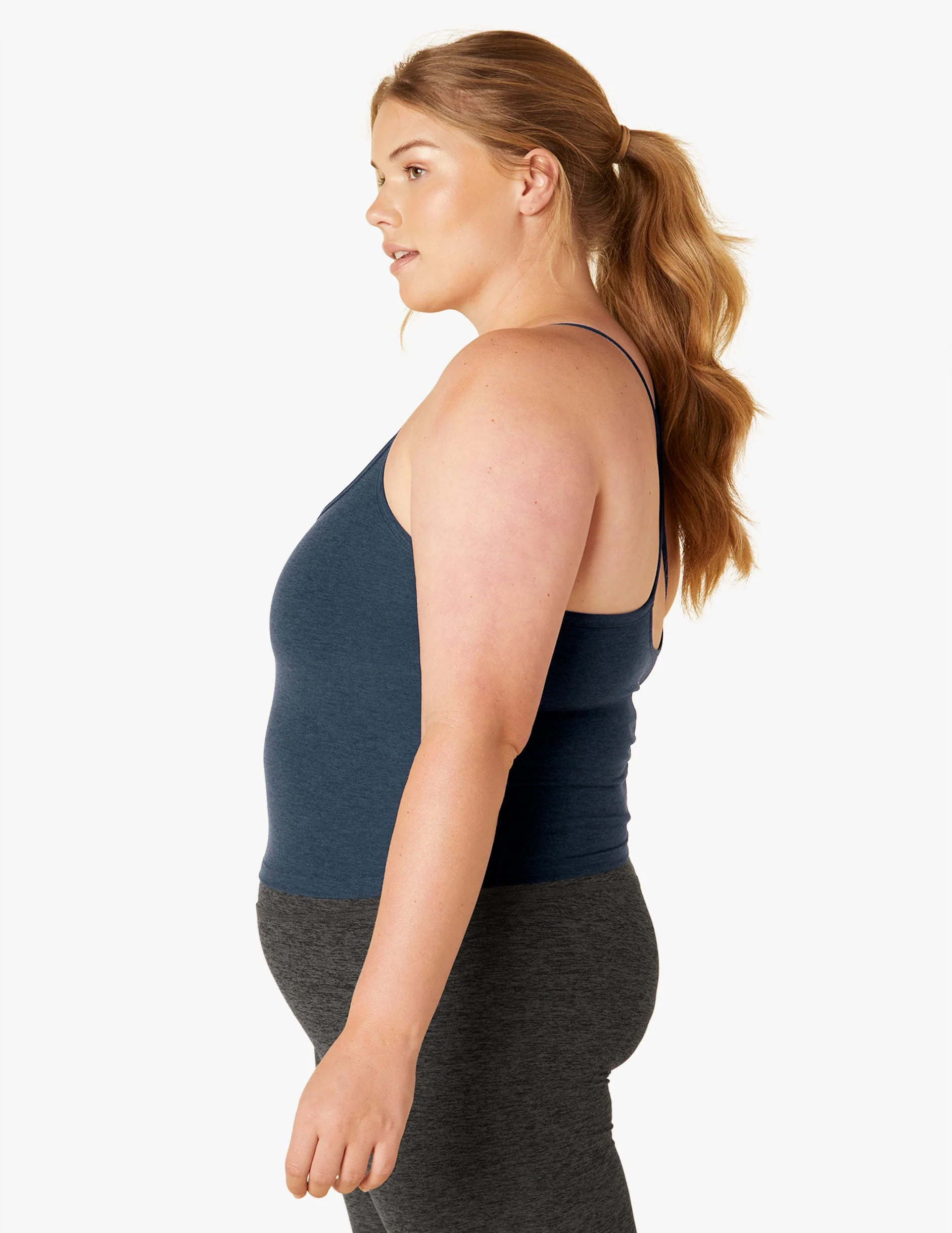 Spacedye Slim Racerback Cropped Tank - Onhollan