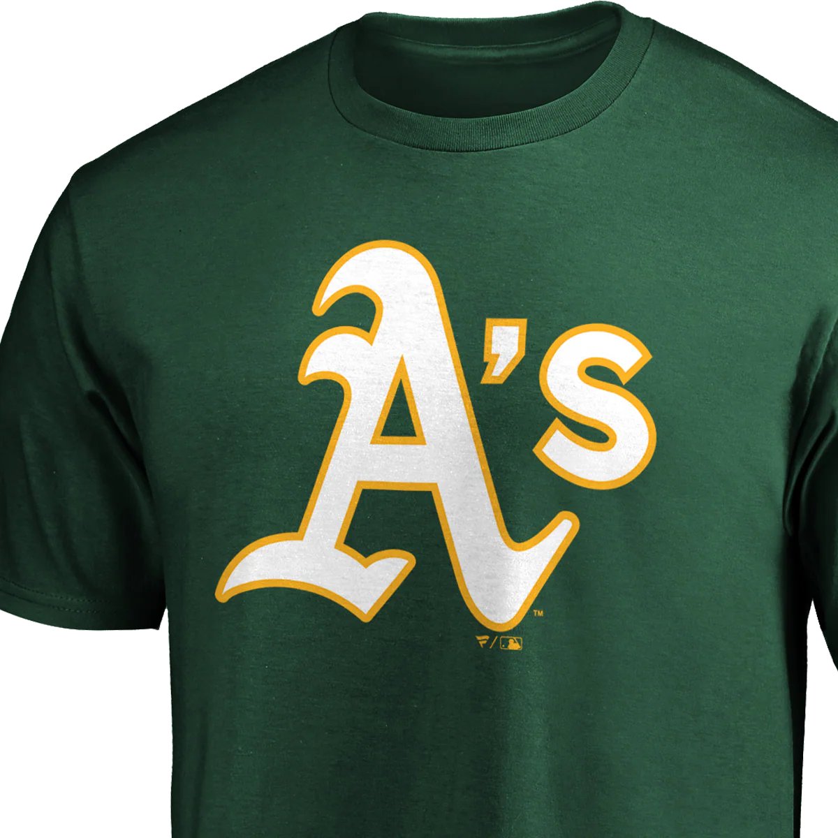 Men's A's Official Logo Short Sleeve - Onhollan