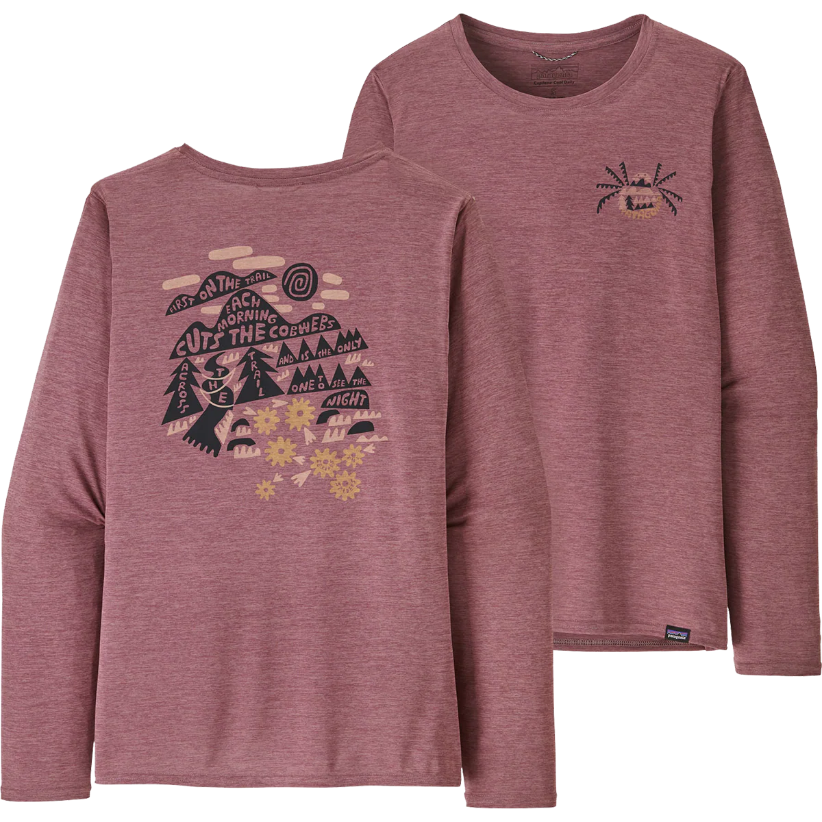 Women's Capilene Cool Daily Graphic Long Sleeve Tee - Onhollan