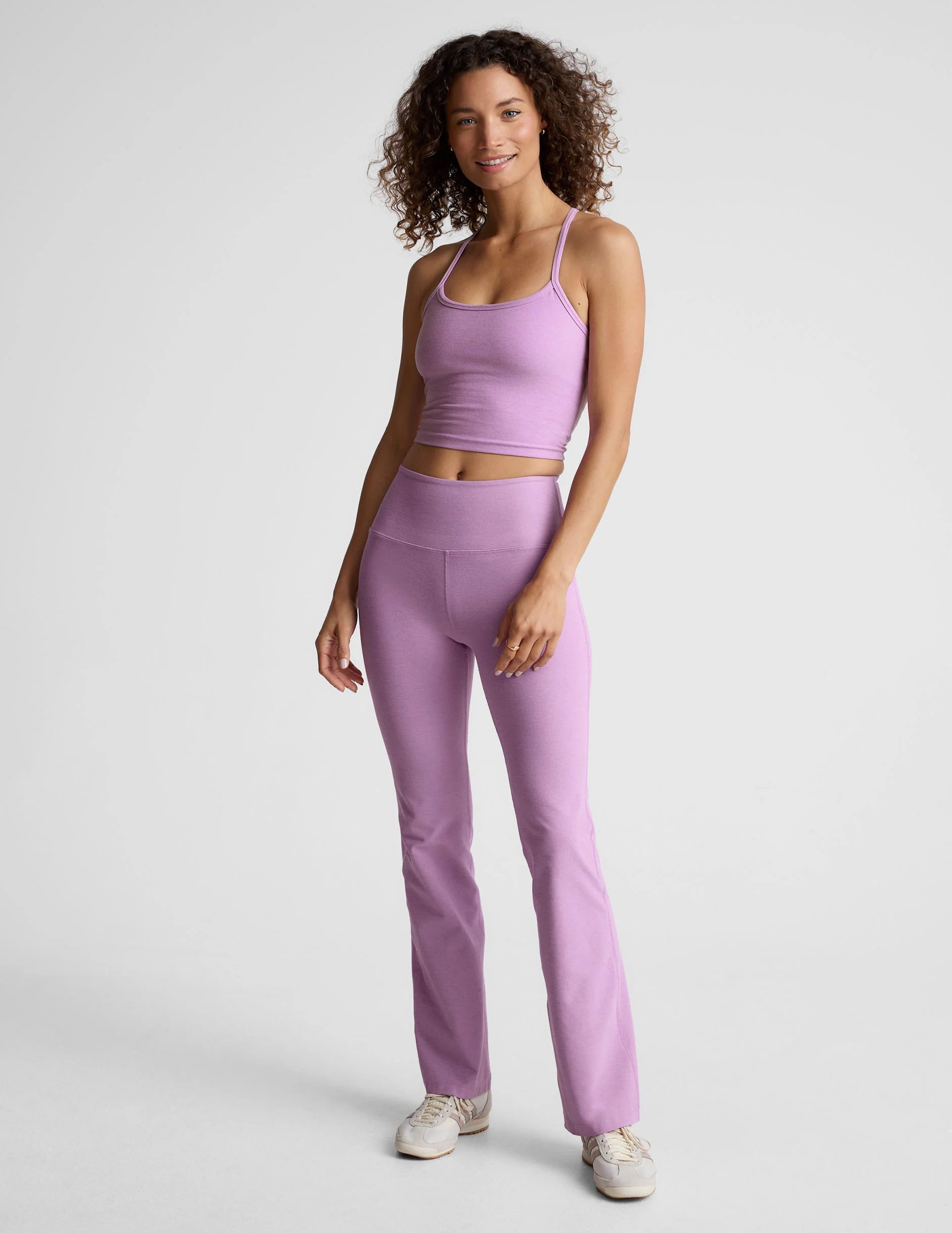 Spacedye Slim Racerback Cropped Tank - Onhollan