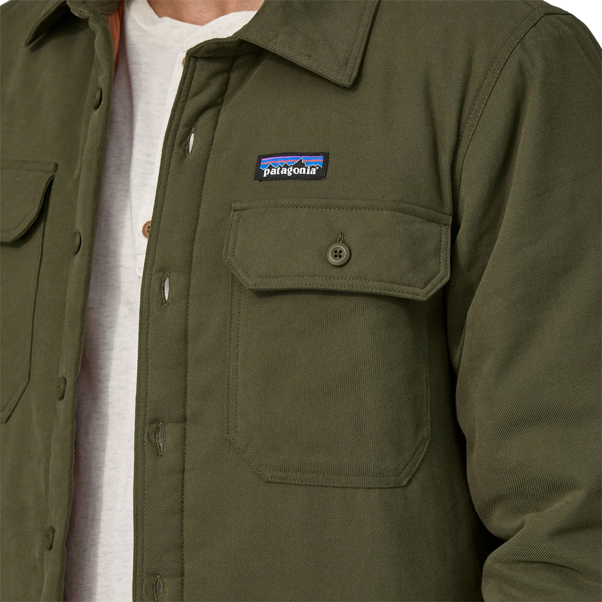 Men's Insulated Organic Cotton Midweight Fjord Flannel Shirt - Onhollan