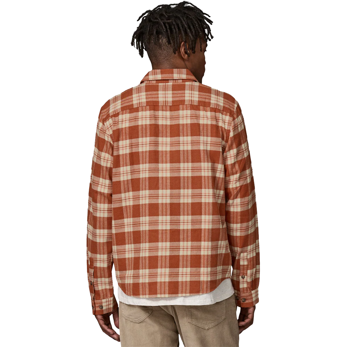 Men's Long-Sleeved Lightweight Fjord Flannel Shirt - Onhollan
