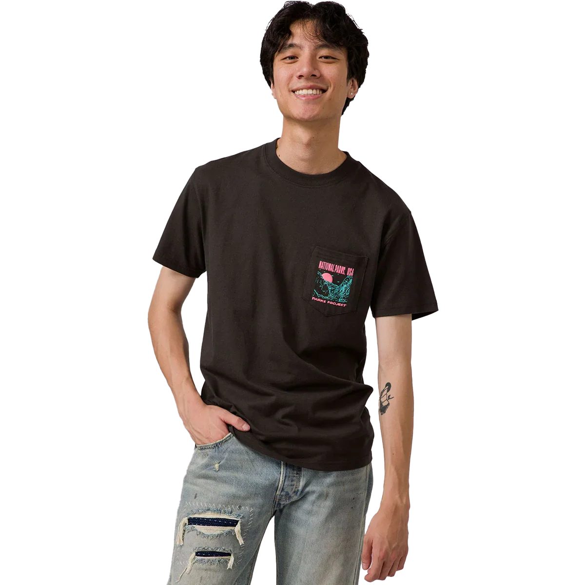 National Parks Puff Print Pocket Tee - Onhollan