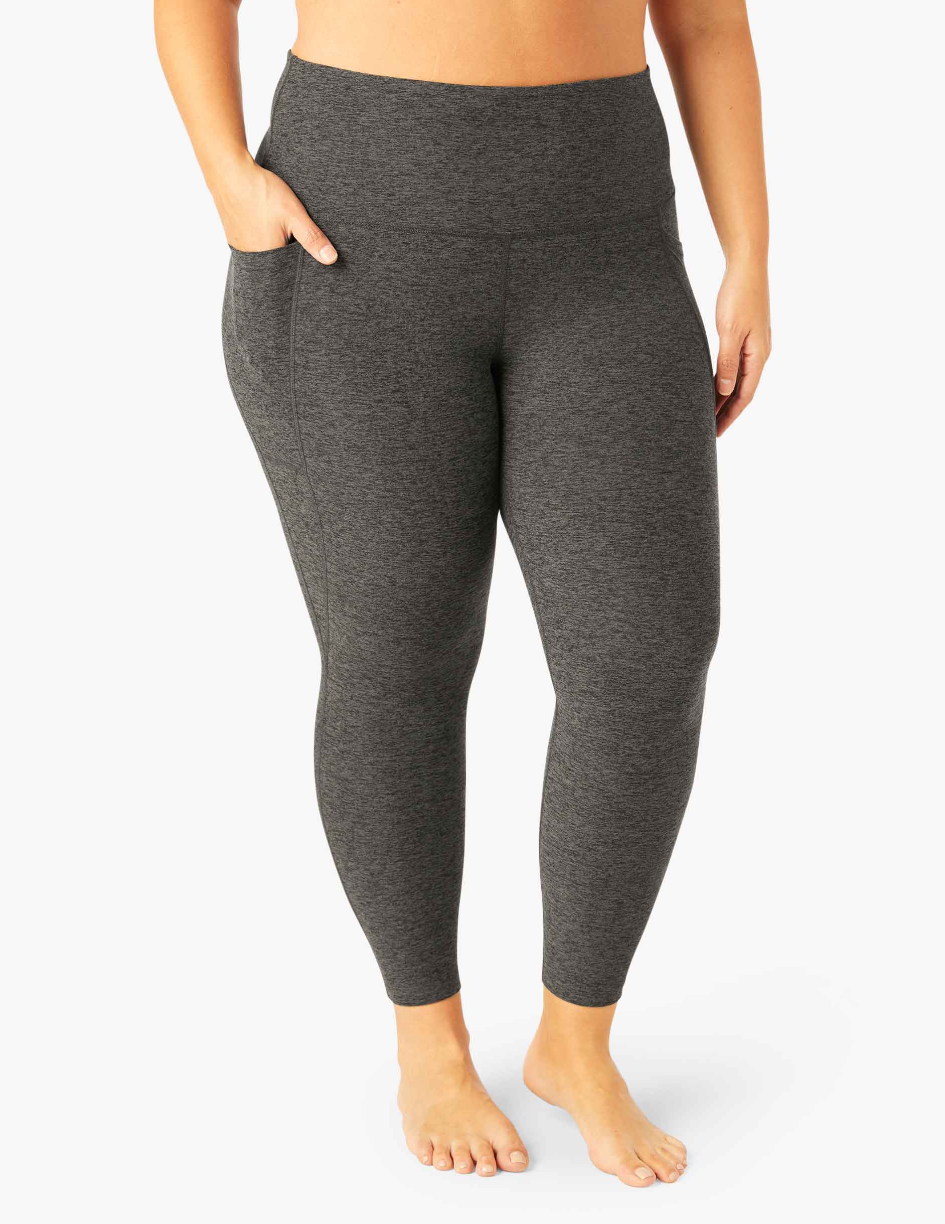 Spacedye Out Of Pocket High Waisted Midi Legging - Onhollan