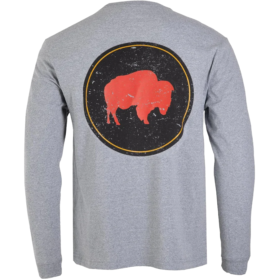 Men's MK Bison Patch Long Sleeve Tee - Onhollan