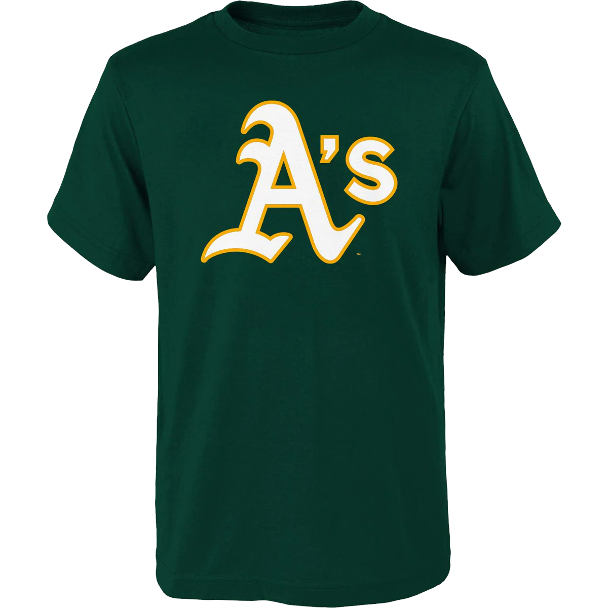 Youth A's Primary Logo Short Sleeve Tee - Onhollan