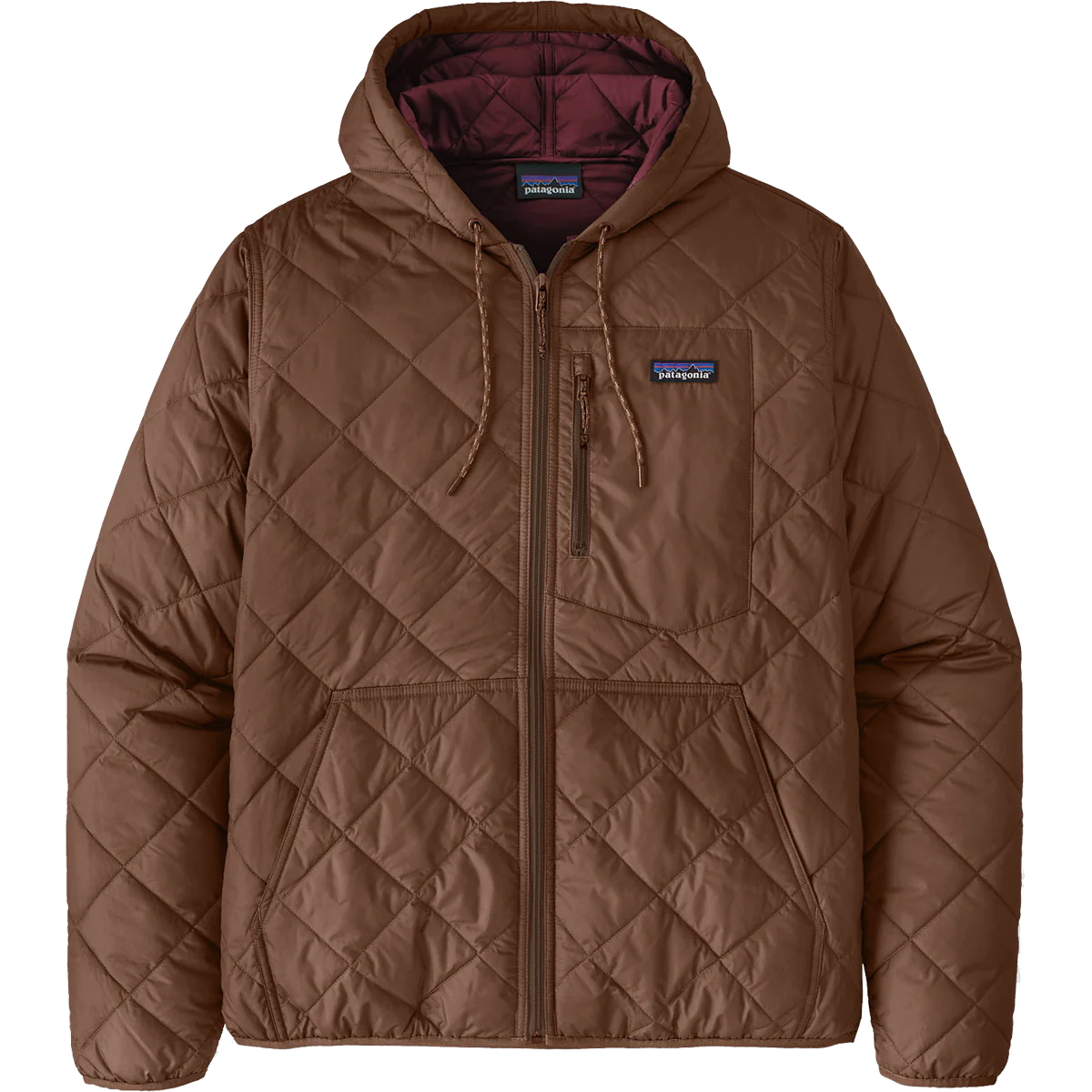 Men's Diamond Quilt Bomber Hoody - Onhollan